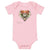 Create in Me A Pure Heart Baby Short Sleeve Onsie
