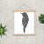 Word Sparrow Poster with Hangers