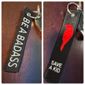 We Fight Monsters Be A Badass Save a Kid Flight Tag