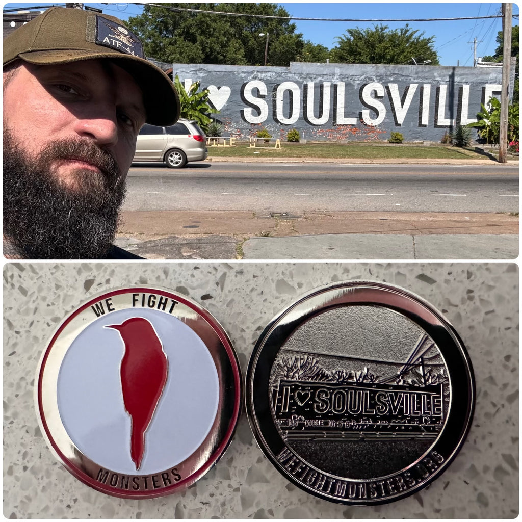 We Fight Monsters Soulsville South Memphis Challenge Coins