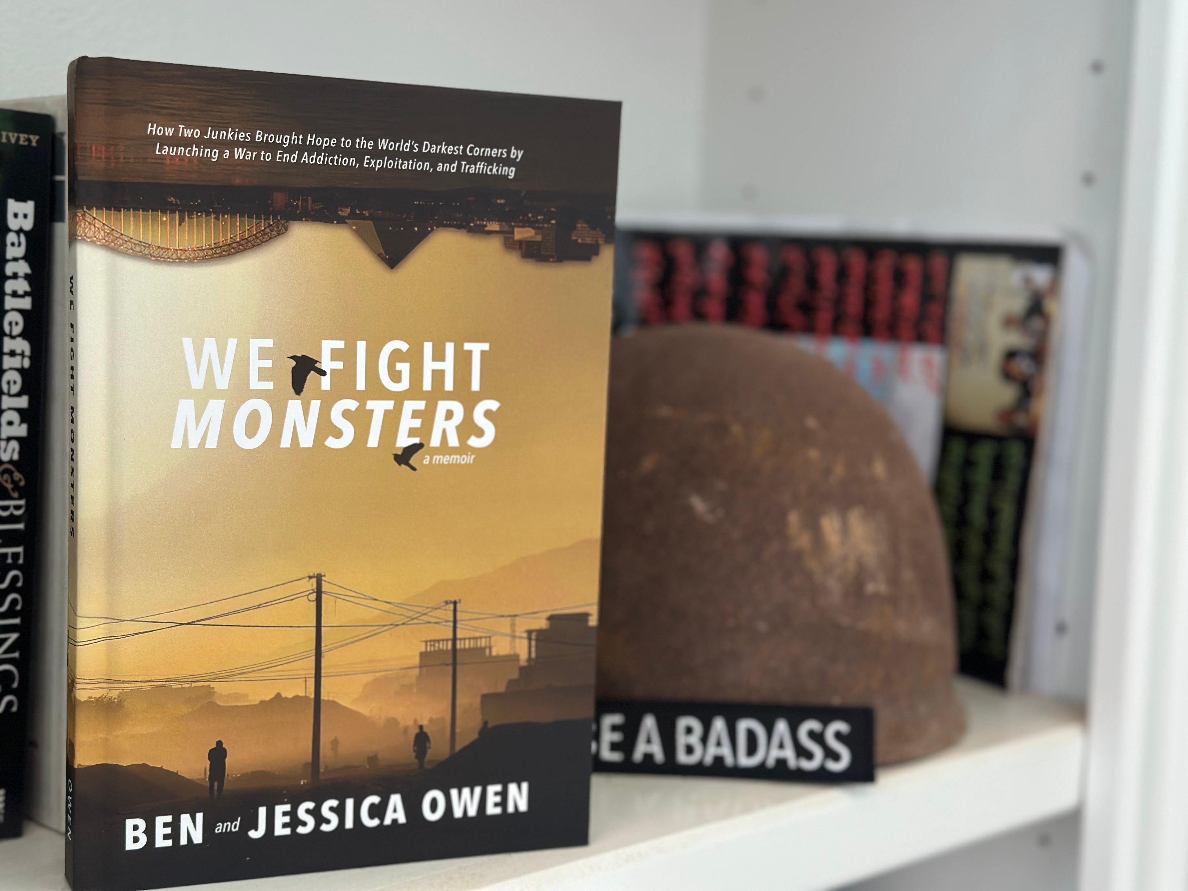 We Fight Monsters Hardback Book by Ben and Jessica Owen