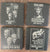 Four Slate Owen Army Coasters