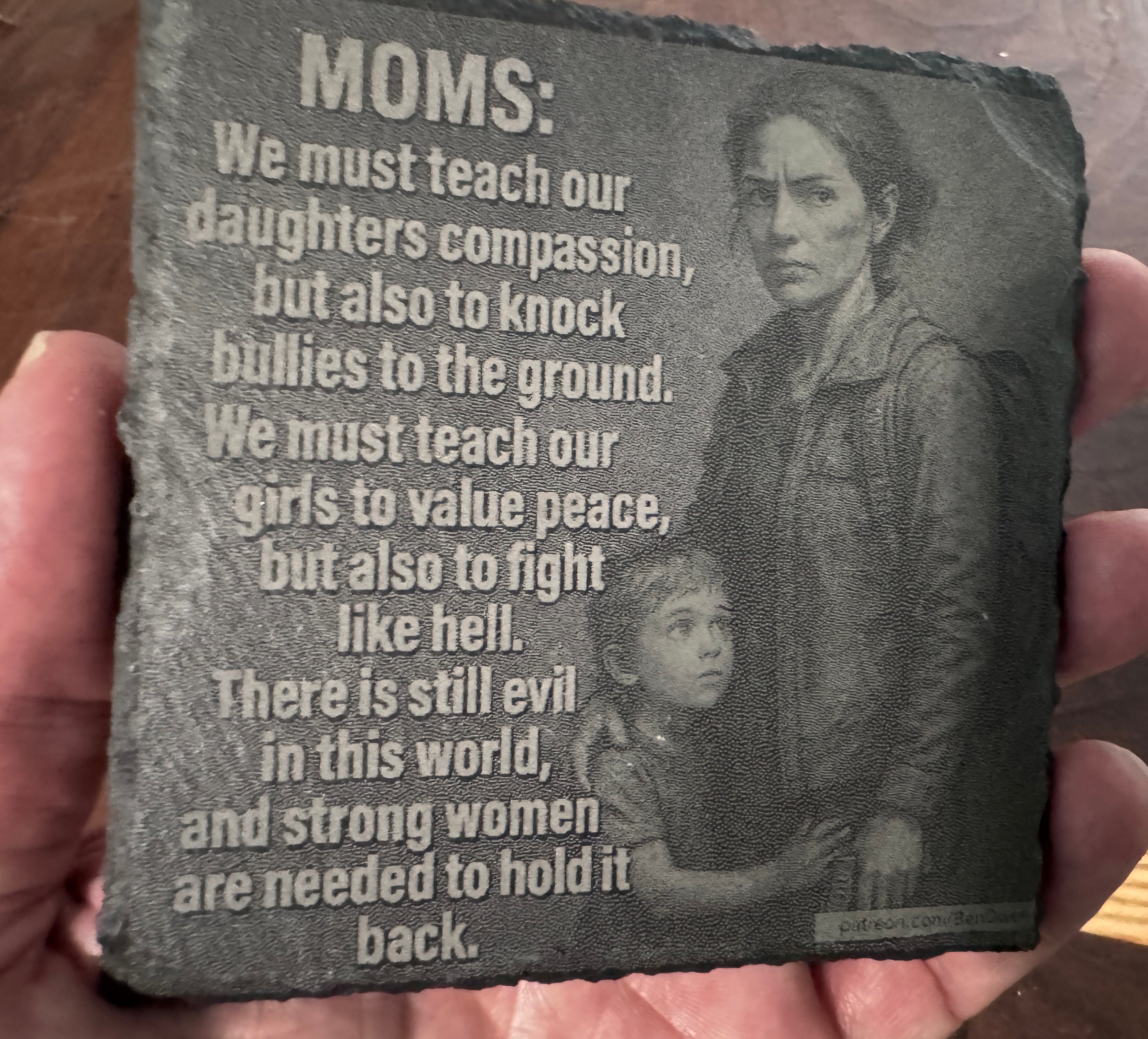 Parents are the Frontline: Limited Edition Stone Coasters made by Jess
