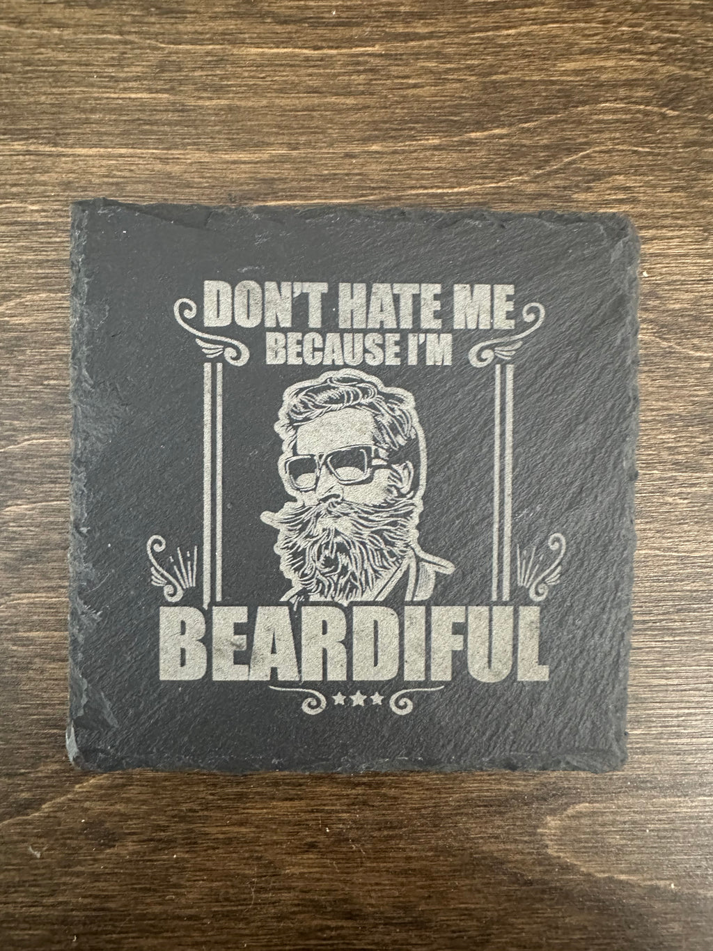 Bearded Dad Coasters - set of 4