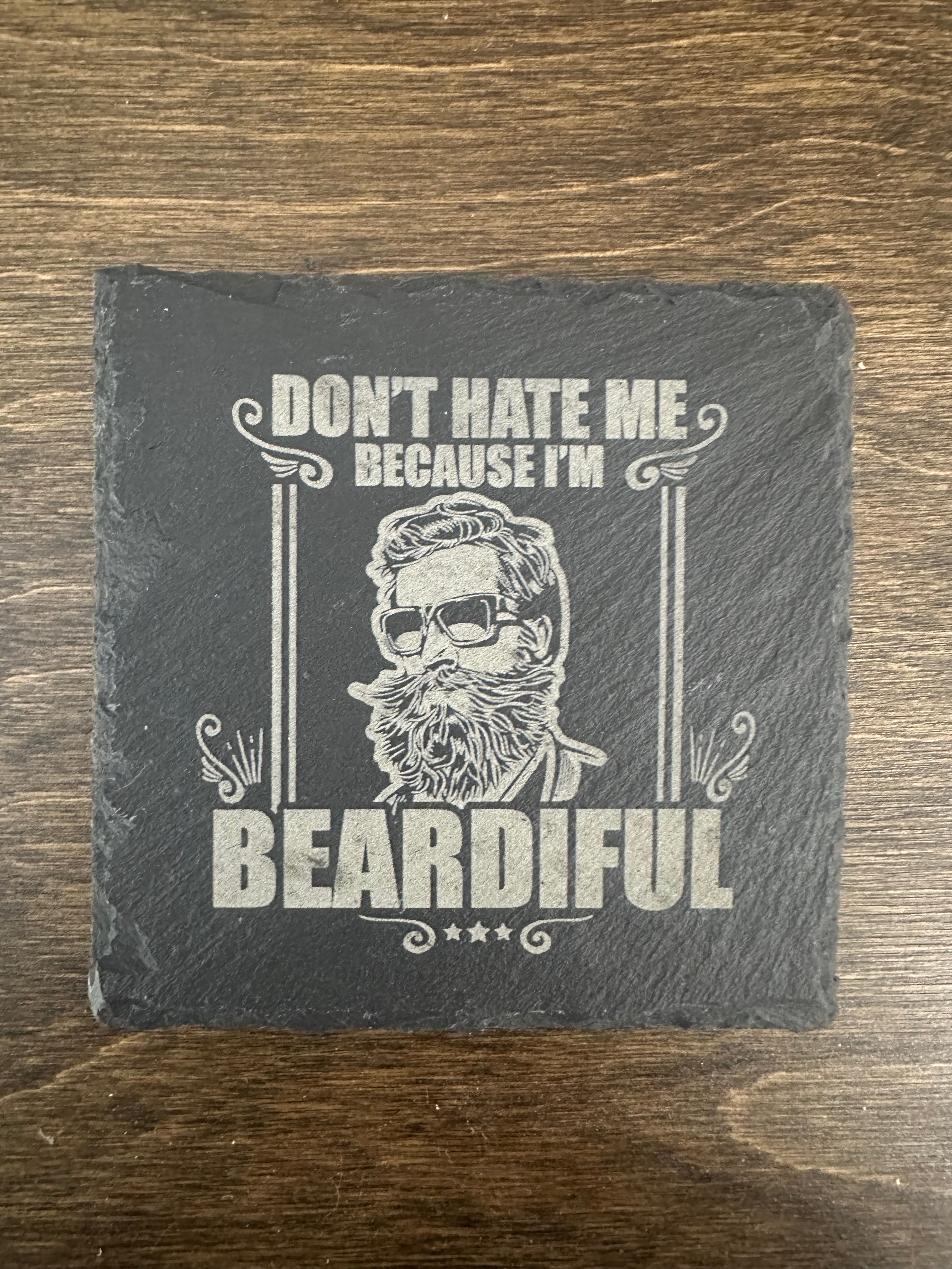 Bearded Dad Coasters - set of 4