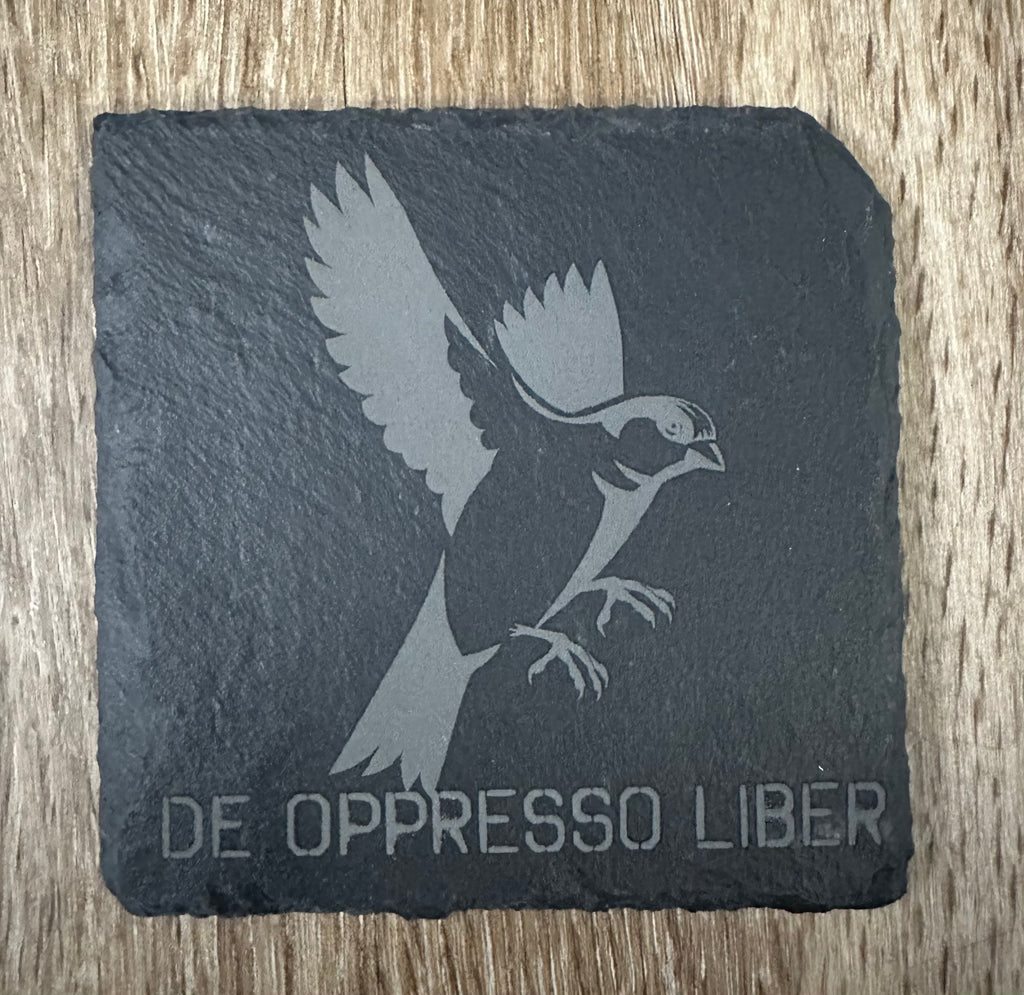 Four Slate We Fight Monsters Operator 2 Coasters