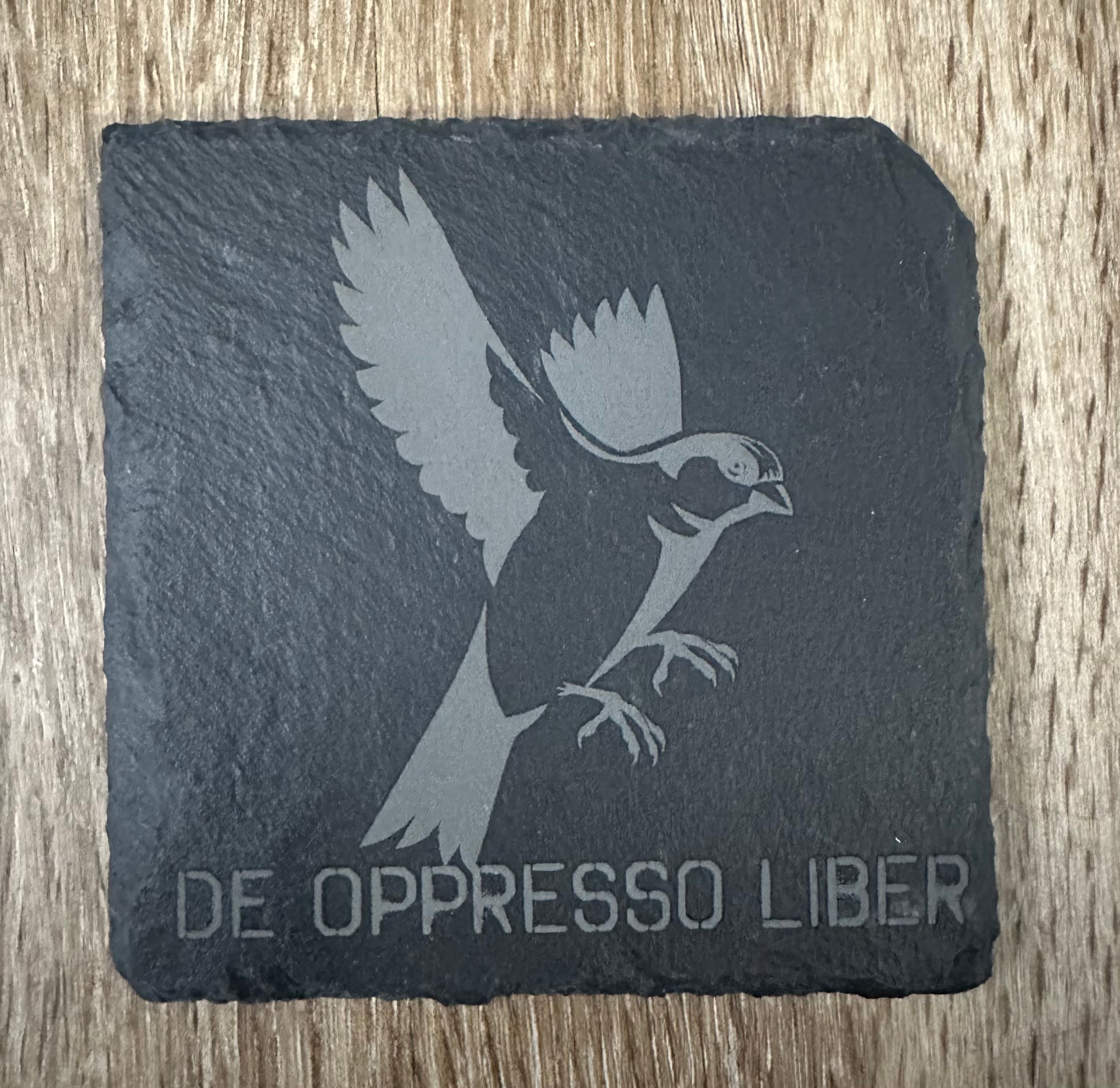 Four Slate We Fight Monsters Operator 2 Coasters