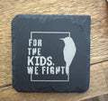 Set of 2 Limited Edition Stone Coasters made by Jess