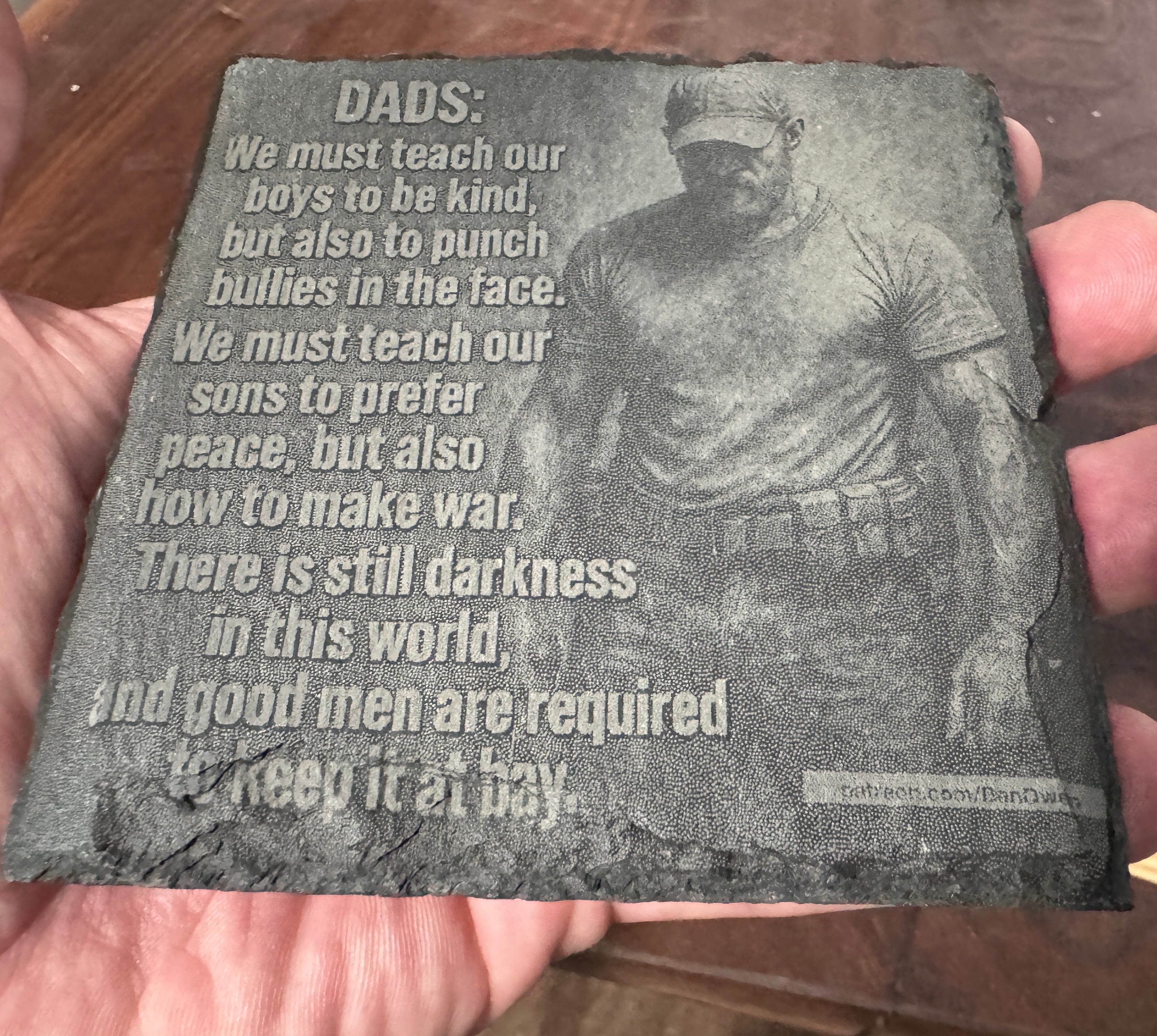 Parents are the Frontline: Limited Edition Stone Coasters made by Jess