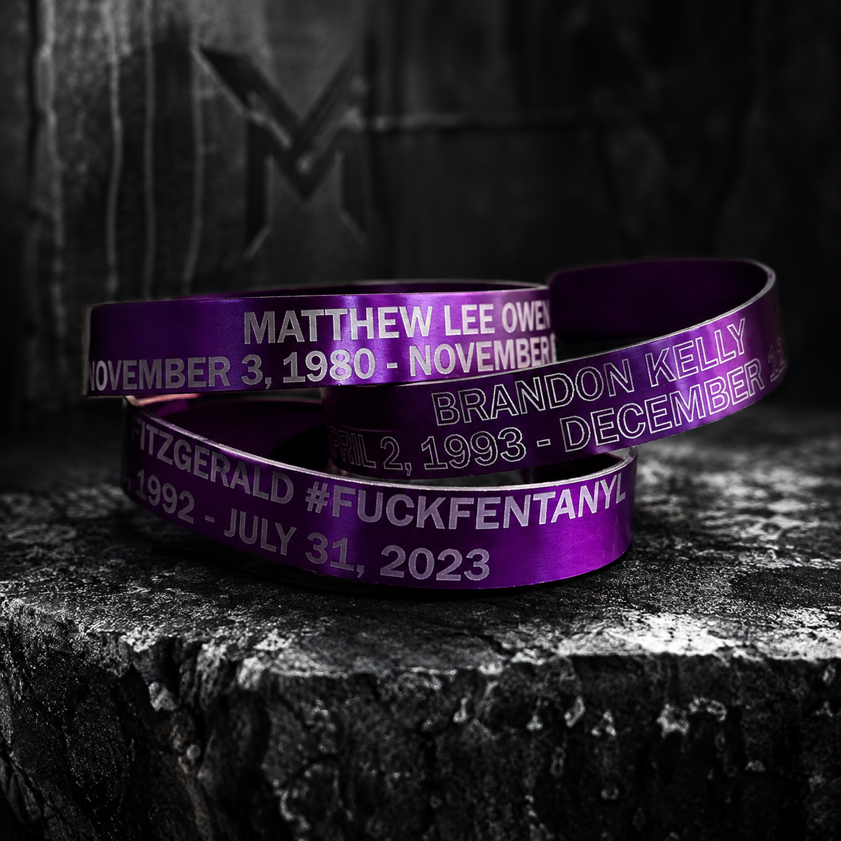 Overdose Awareness Memorial Bracelet