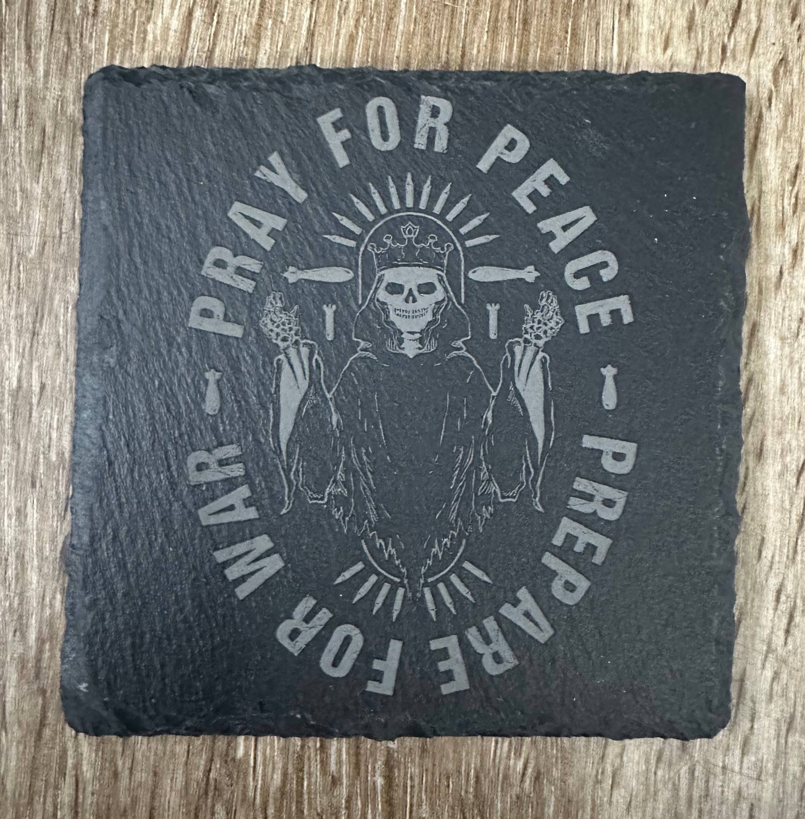 Four Slate We Fight Monsters Operator 2 Coasters