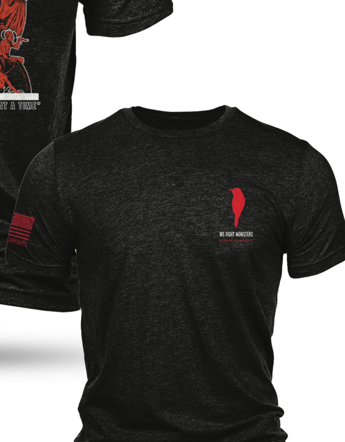 We Fight Monsters // Nine Line Apparel Collab Tee Shirt - Ben & Jess Anniversary Special