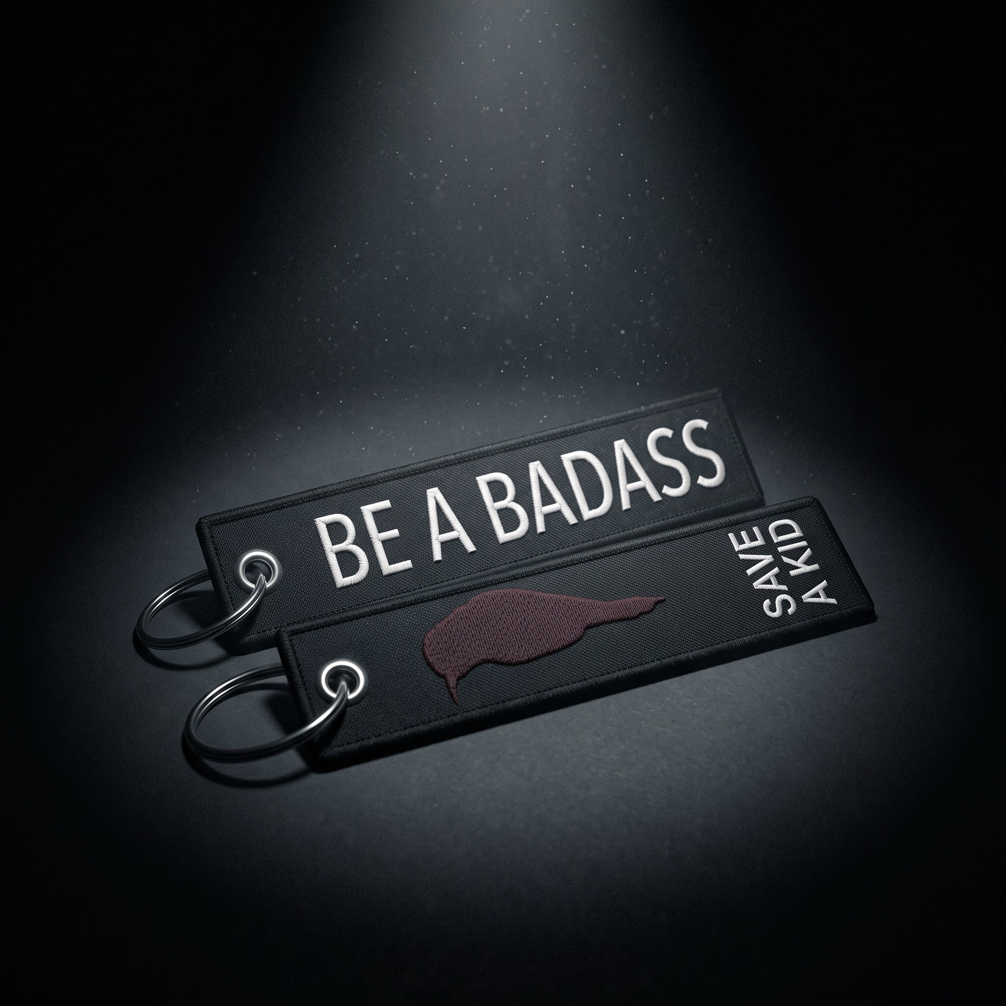 We Fight Monsters Be a Badass, Save a Kid - Remove Before Flight Tag