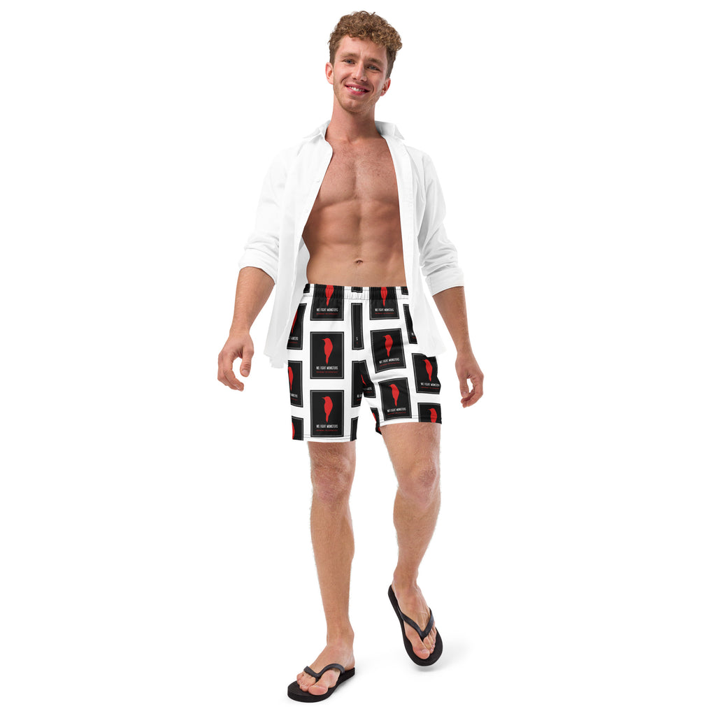 We Fight Monsters Men's Swim Trunks
