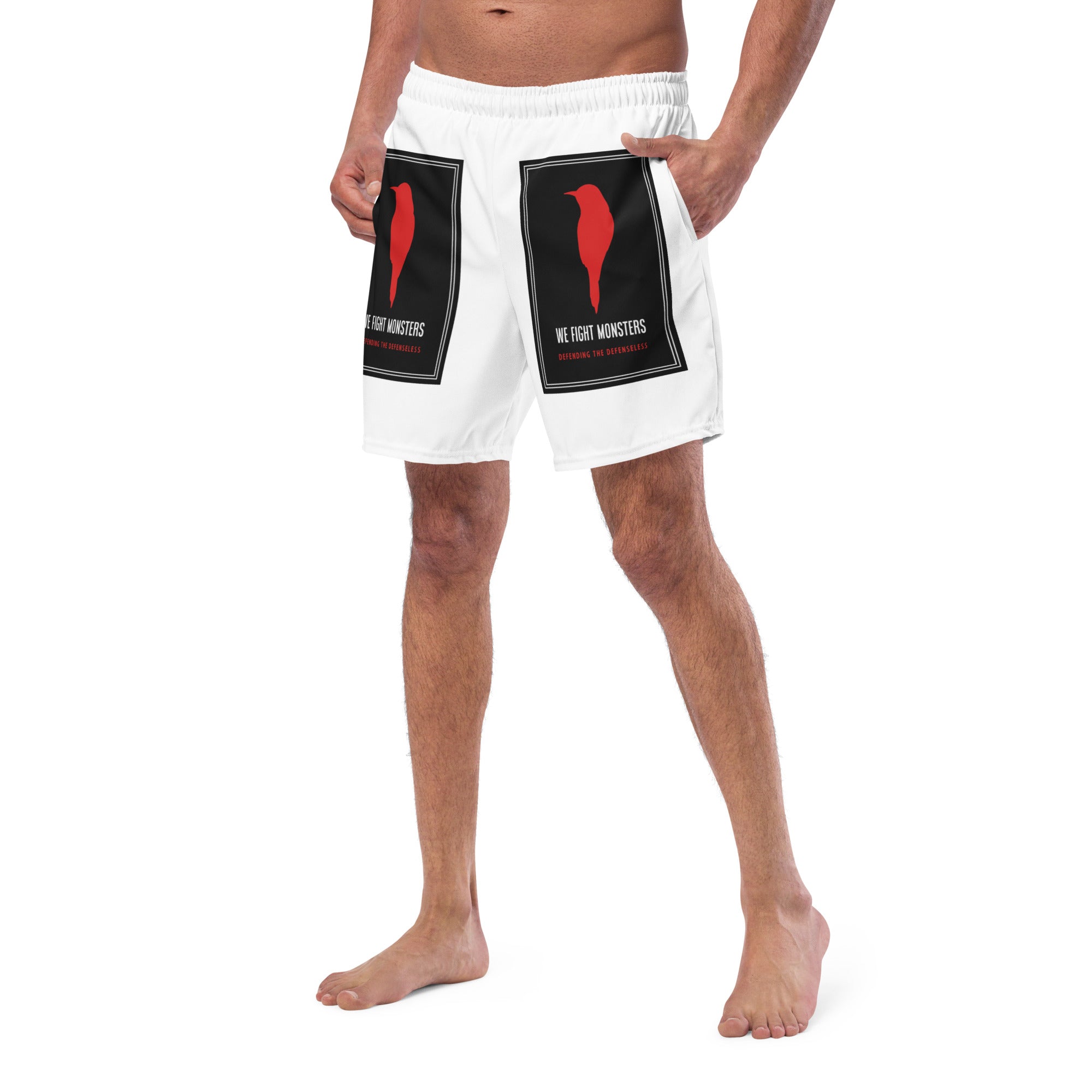 We Fight Monsters Men's Swim Trunks