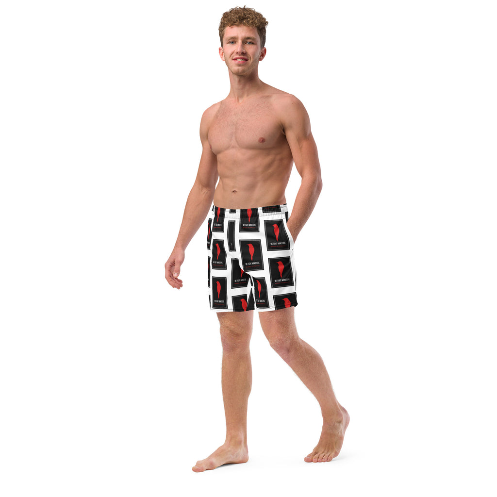 We Fight Monsters Men's Swim Trunks