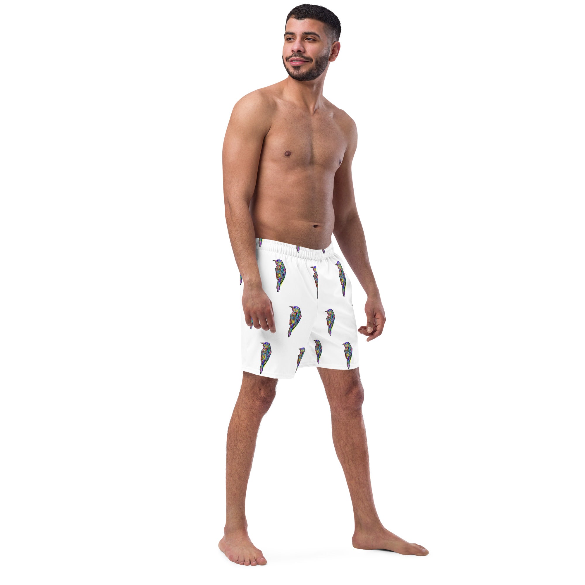 We Fight Monsters Graffiti Men's swim trunks