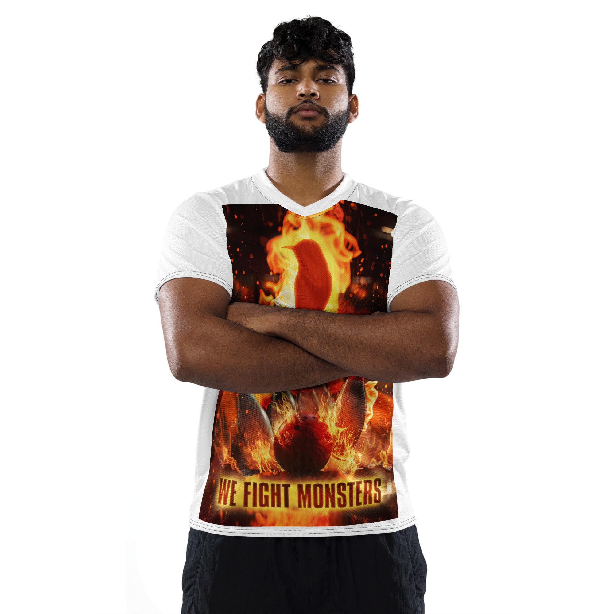WFM Bowling League Recycled unisex sports jersey
