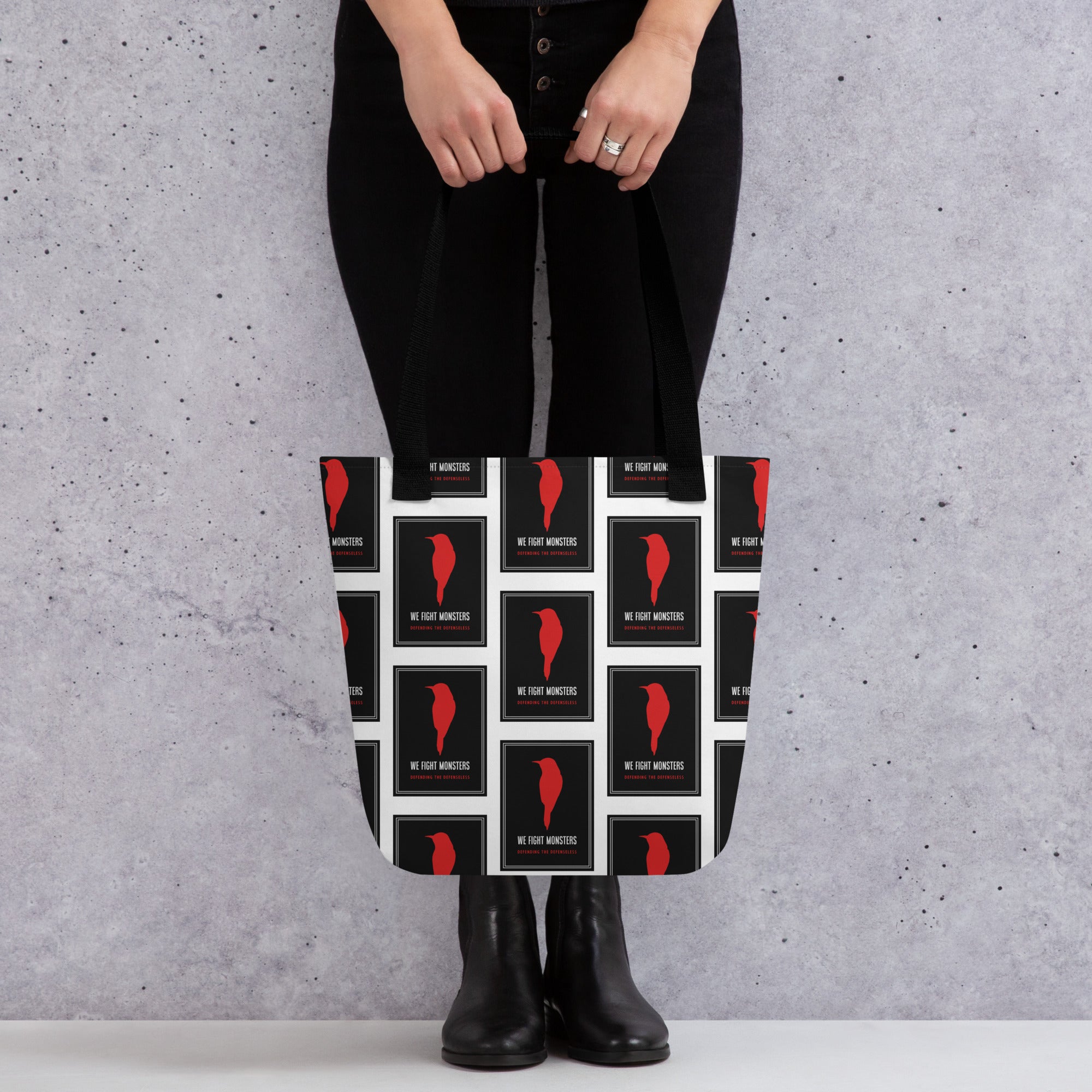 We Fight Monsters Tote Bag