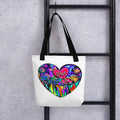 Graffiti Serve We Fight Monsters Tote Bag