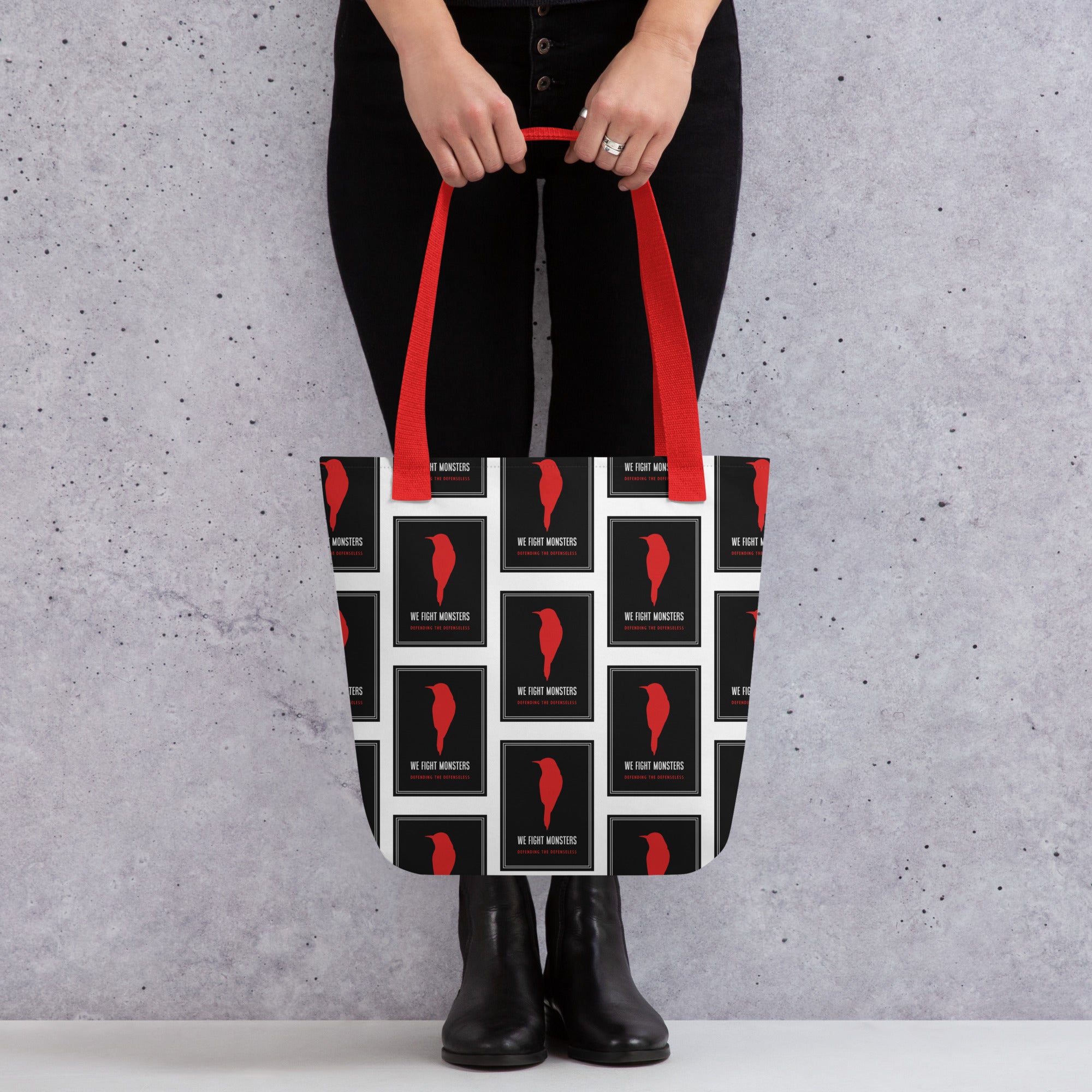 We Fight Monsters Tote Bag