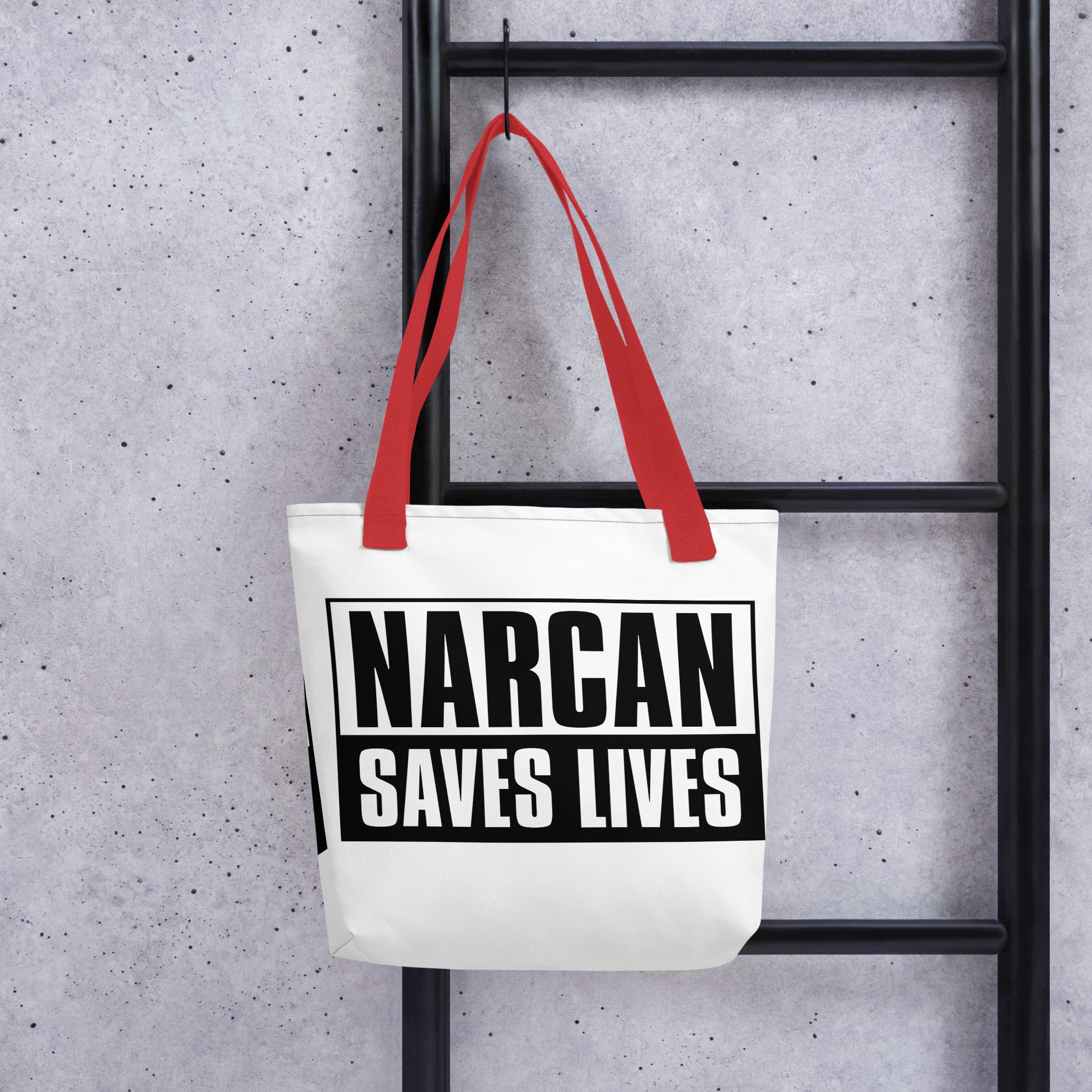 Narcan Saves Lives Tote bag