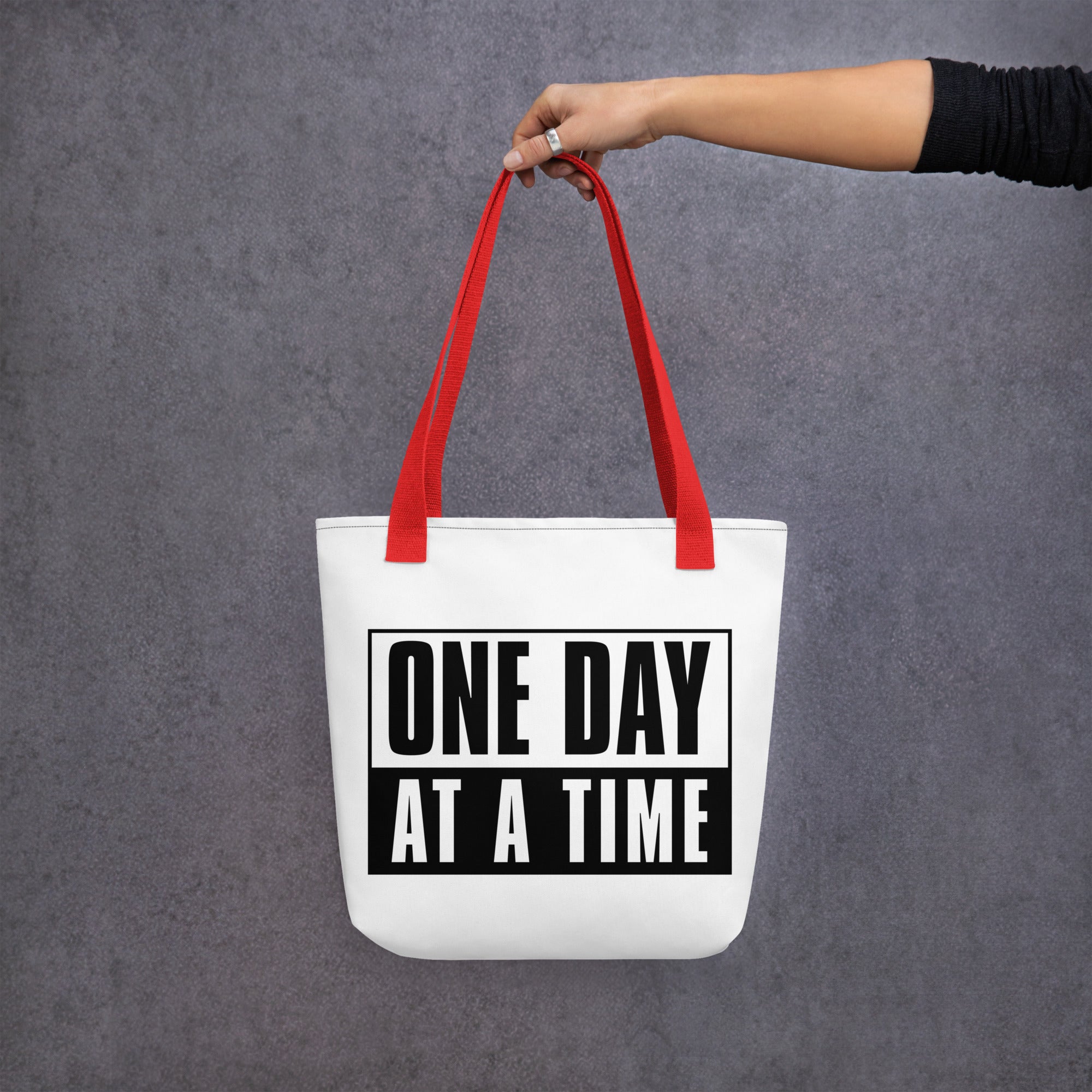 One Day at a Time Tote bag