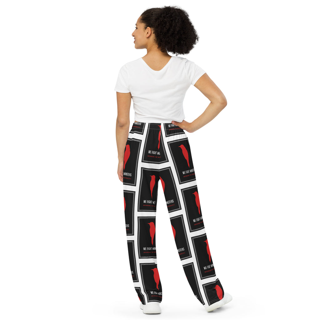We Fight Monsters Wide-Leg Pajamas
