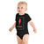 W Fight Monsters Baby Short Sleeve Onsie