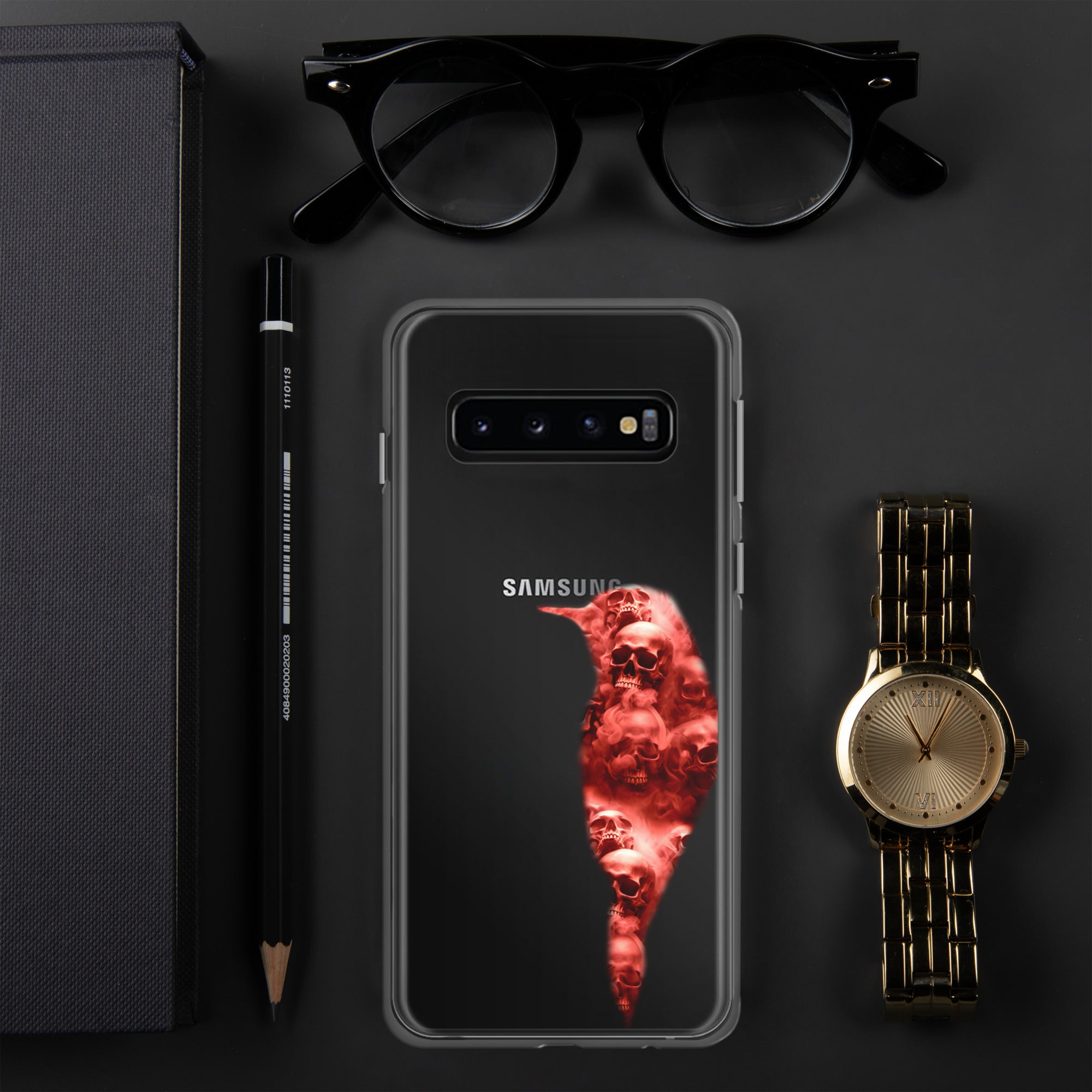 We Fight Monsters // Skully Smokes Clear Case for Samsung®
