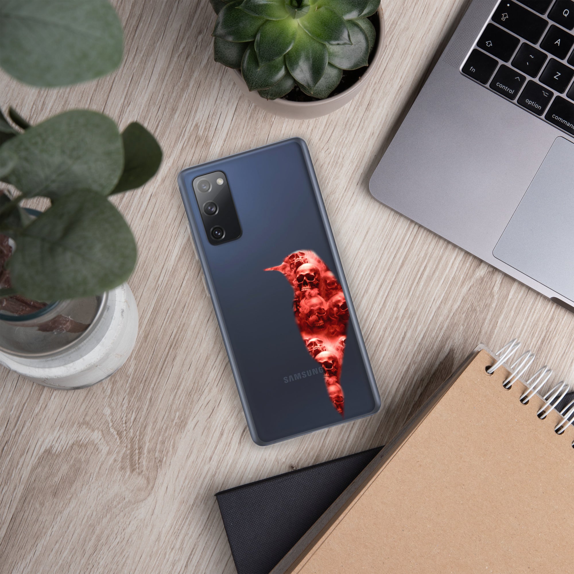 We Fight Monsters // Skully Smokes Clear Case for Samsung®