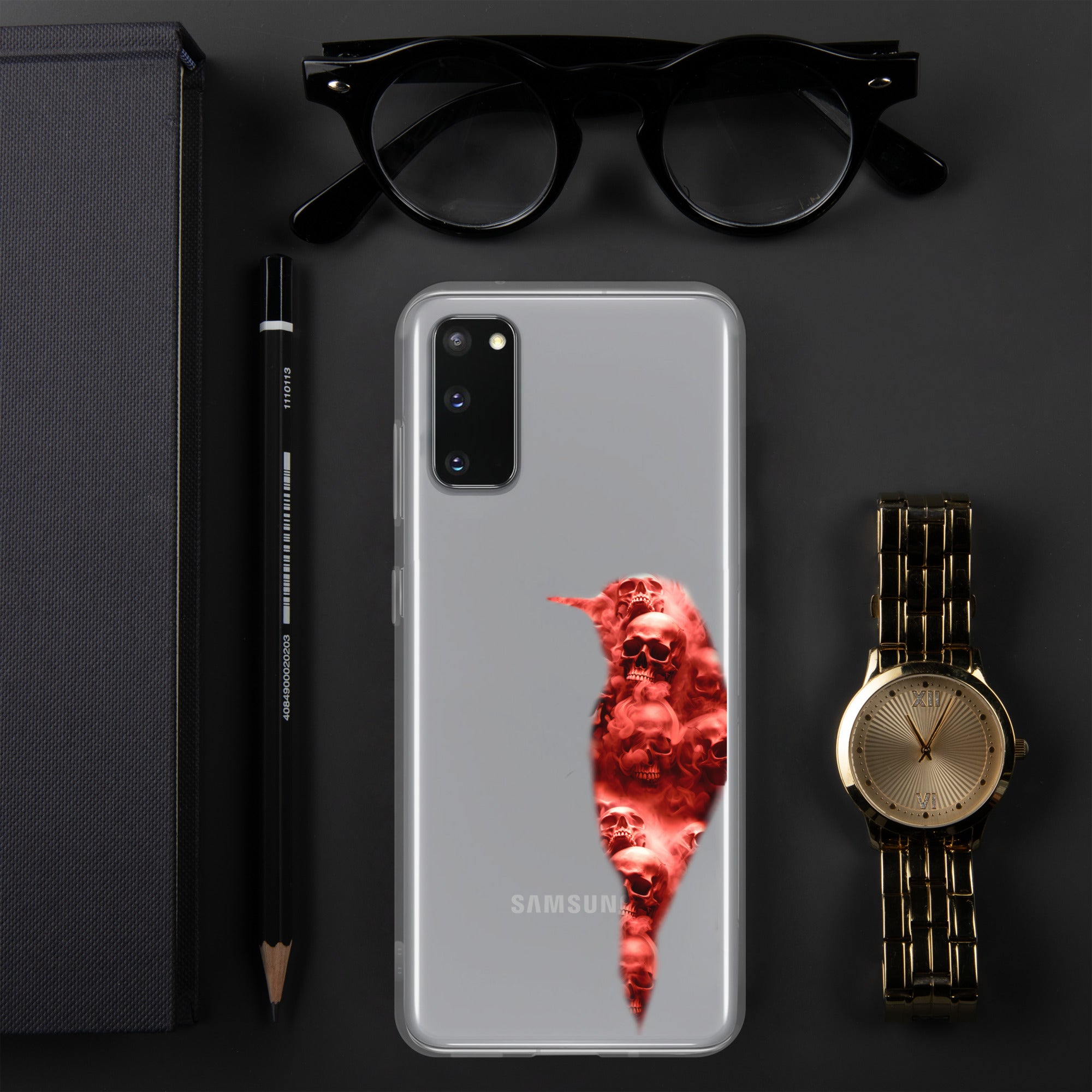 We Fight Monsters // Skully Smokes Clear Case for Samsung®