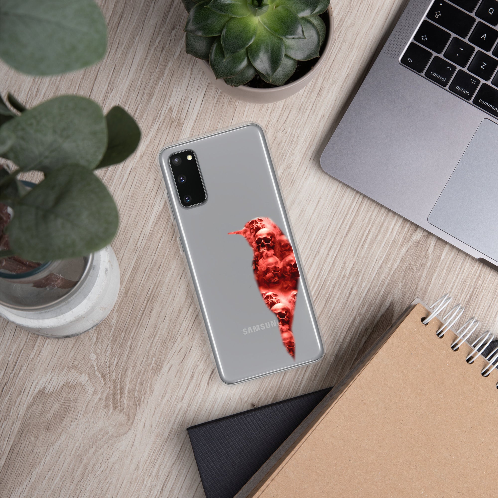 We Fight Monsters // Skully Smokes Clear Case for Samsung®