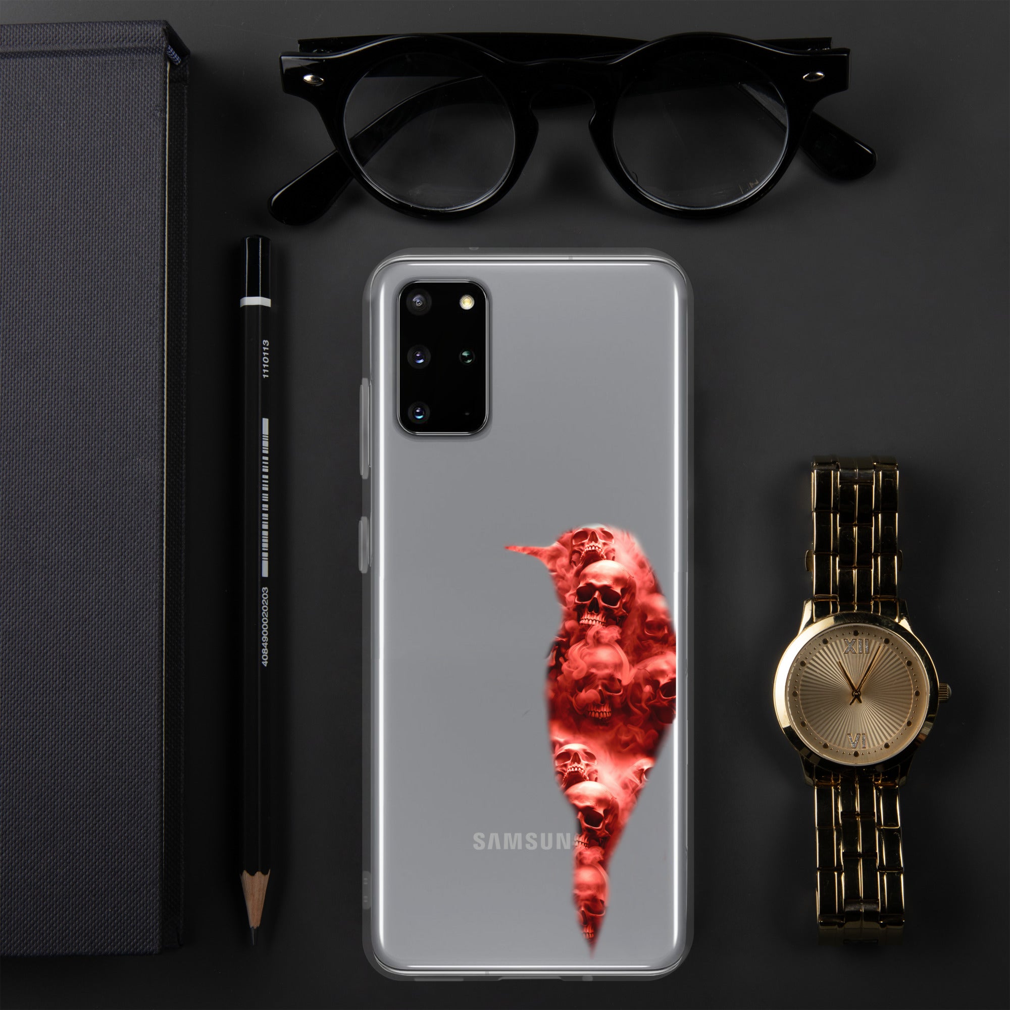 We Fight Monsters // Skully Smokes Clear Case for Samsung®