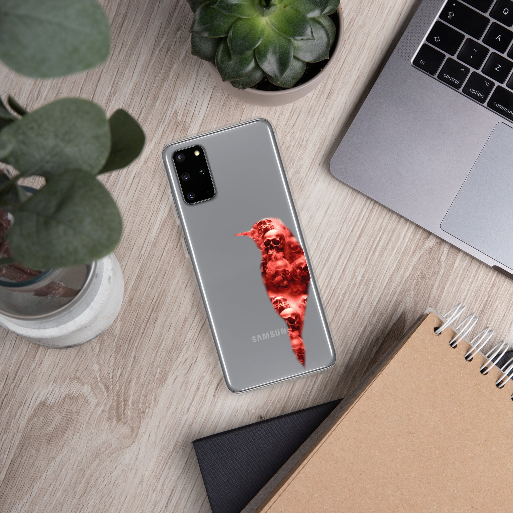 We Fight Monsters // Skully Smokes Clear Case for Samsung®