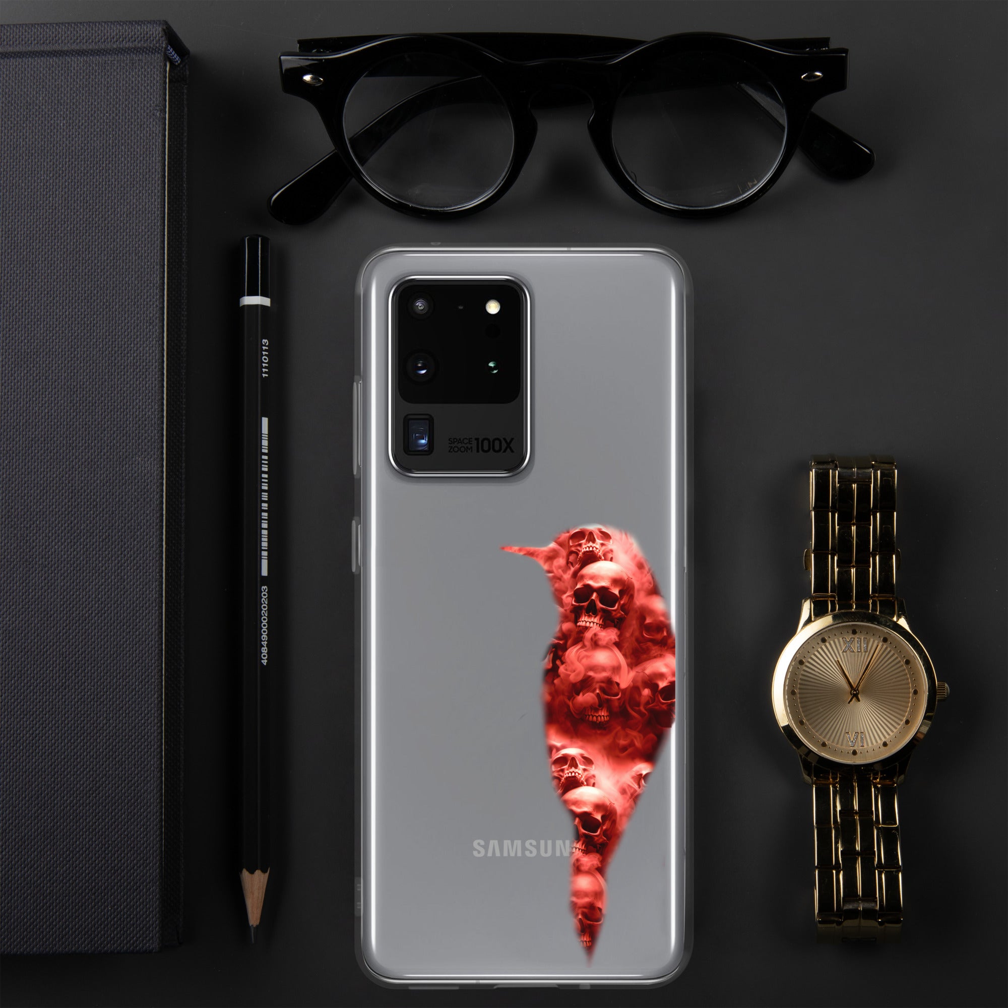 We Fight Monsters // Skully Smokes Clear Case for Samsung®