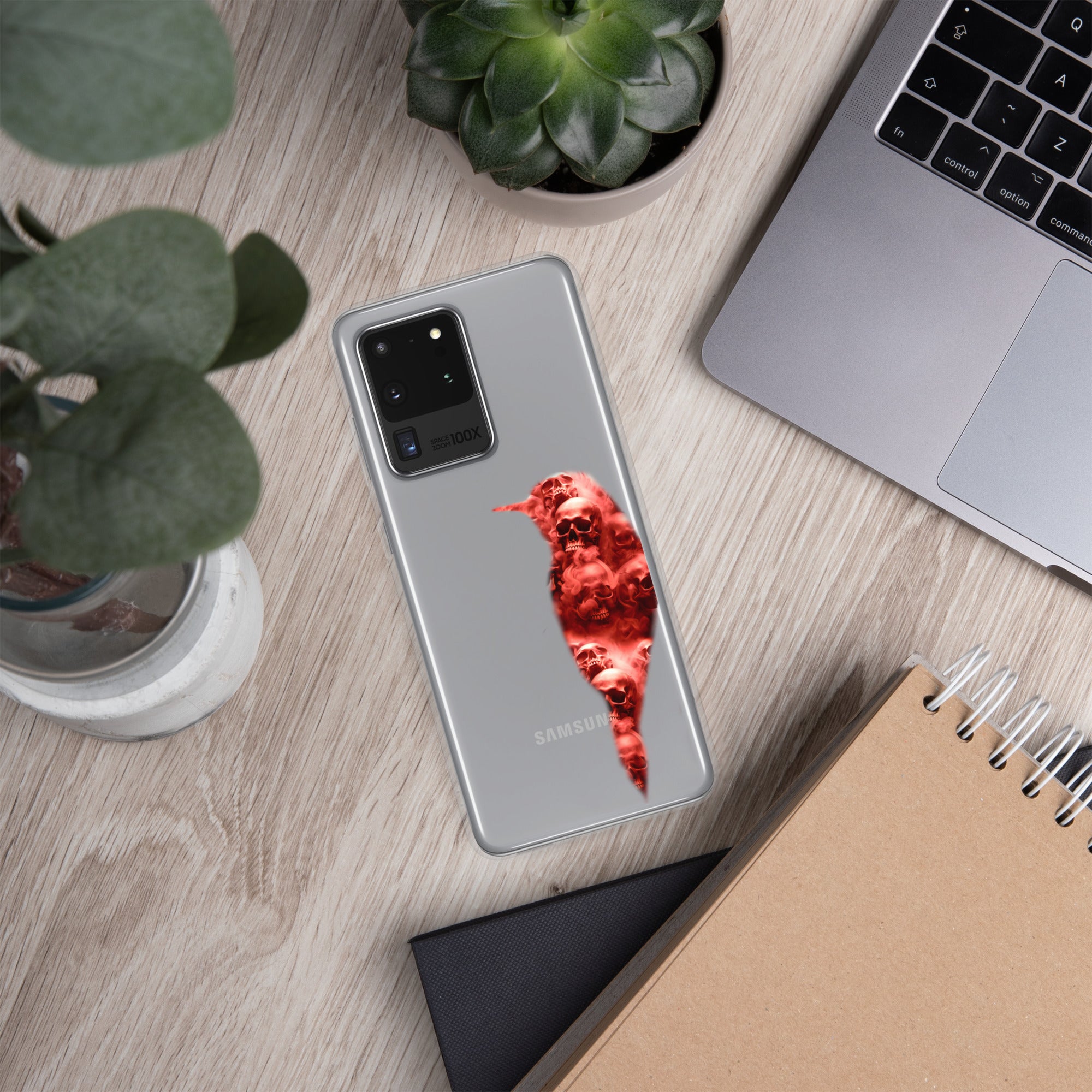 We Fight Monsters // Skully Smokes Clear Case for Samsung®