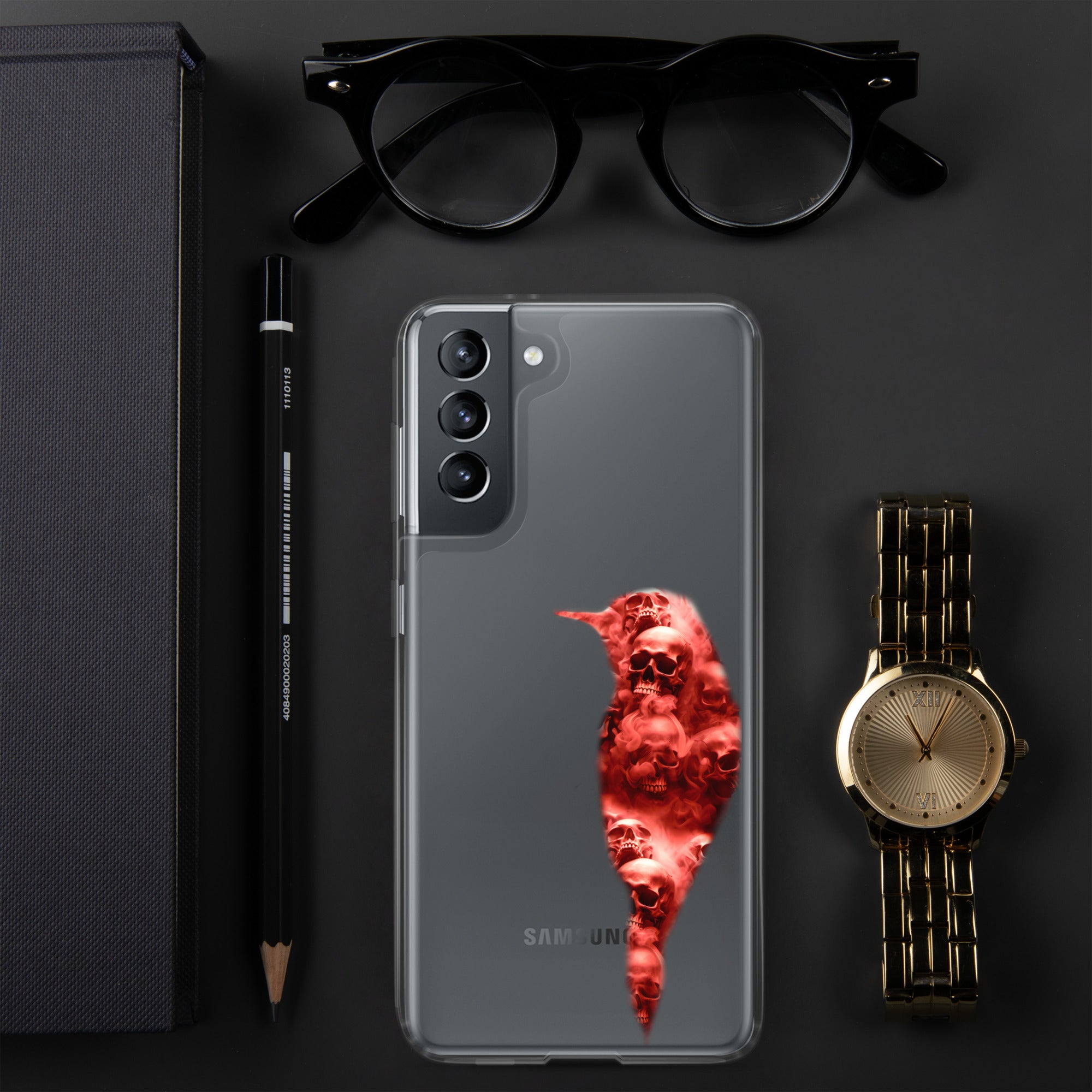 We Fight Monsters // Skully Smokes Clear Case for Samsung®