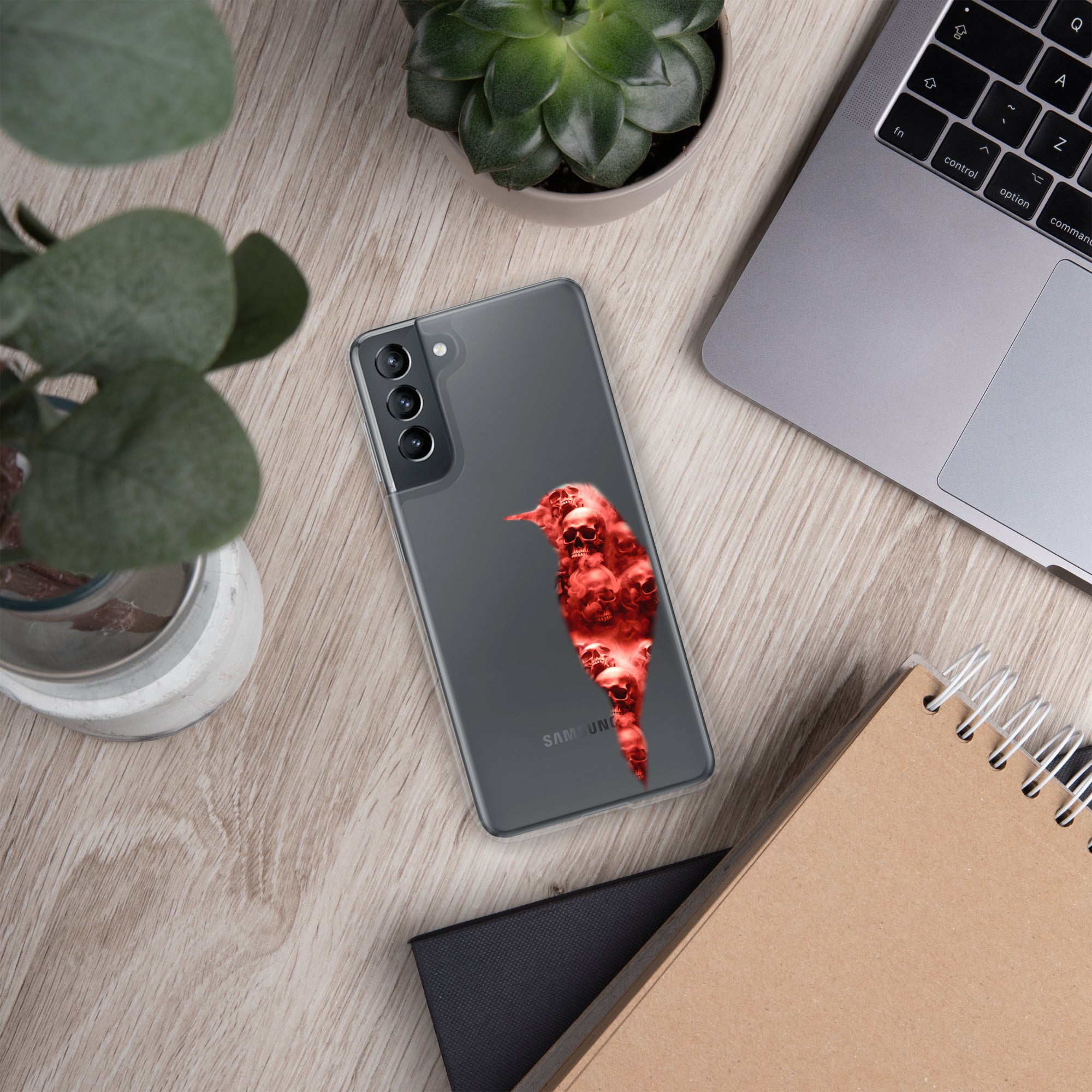 We Fight Monsters // Skully Smokes Clear Case for Samsung®