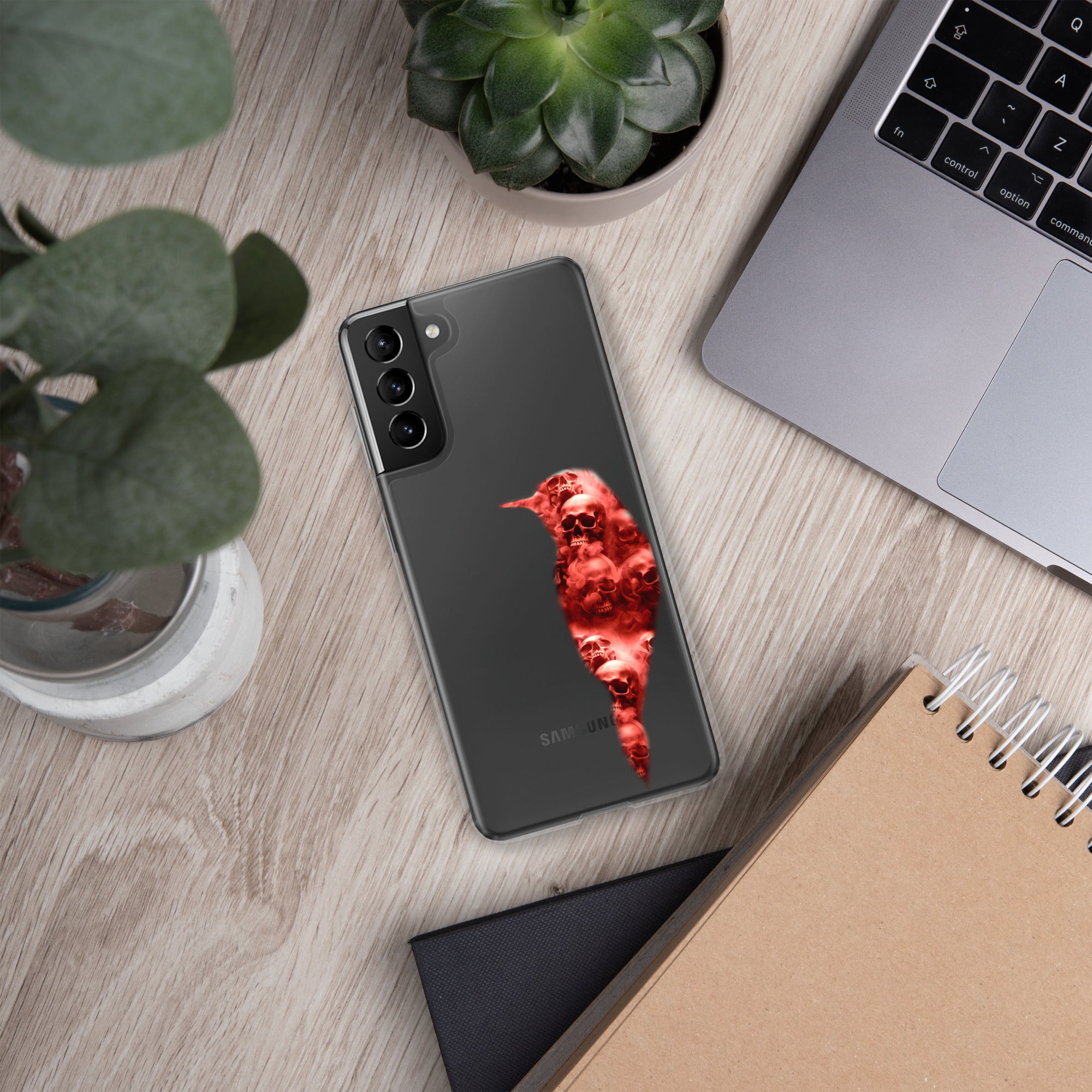 We Fight Monsters // Skully Smokes Clear Case for Samsung®