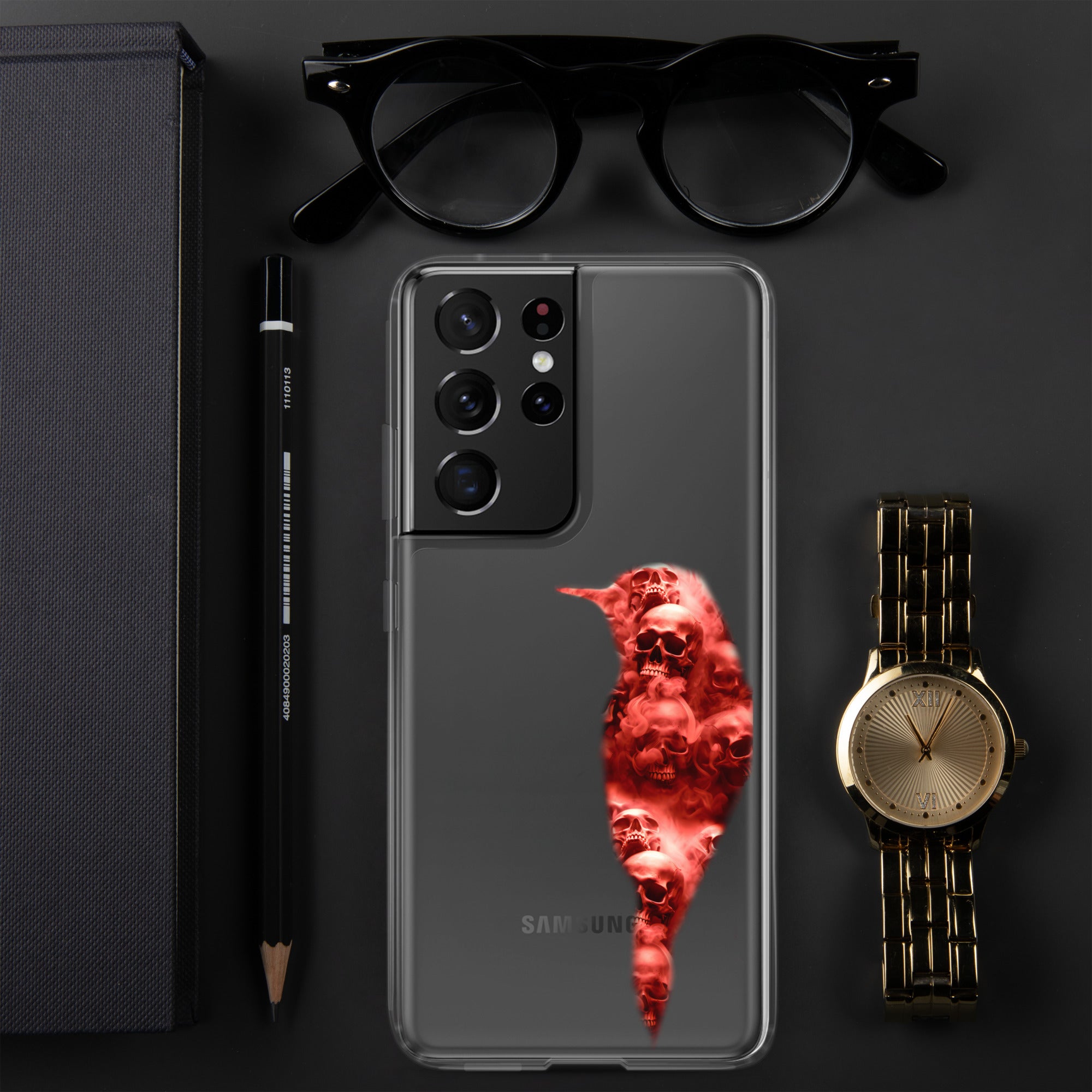 We Fight Monsters // Skully Smokes Clear Case for Samsung®
