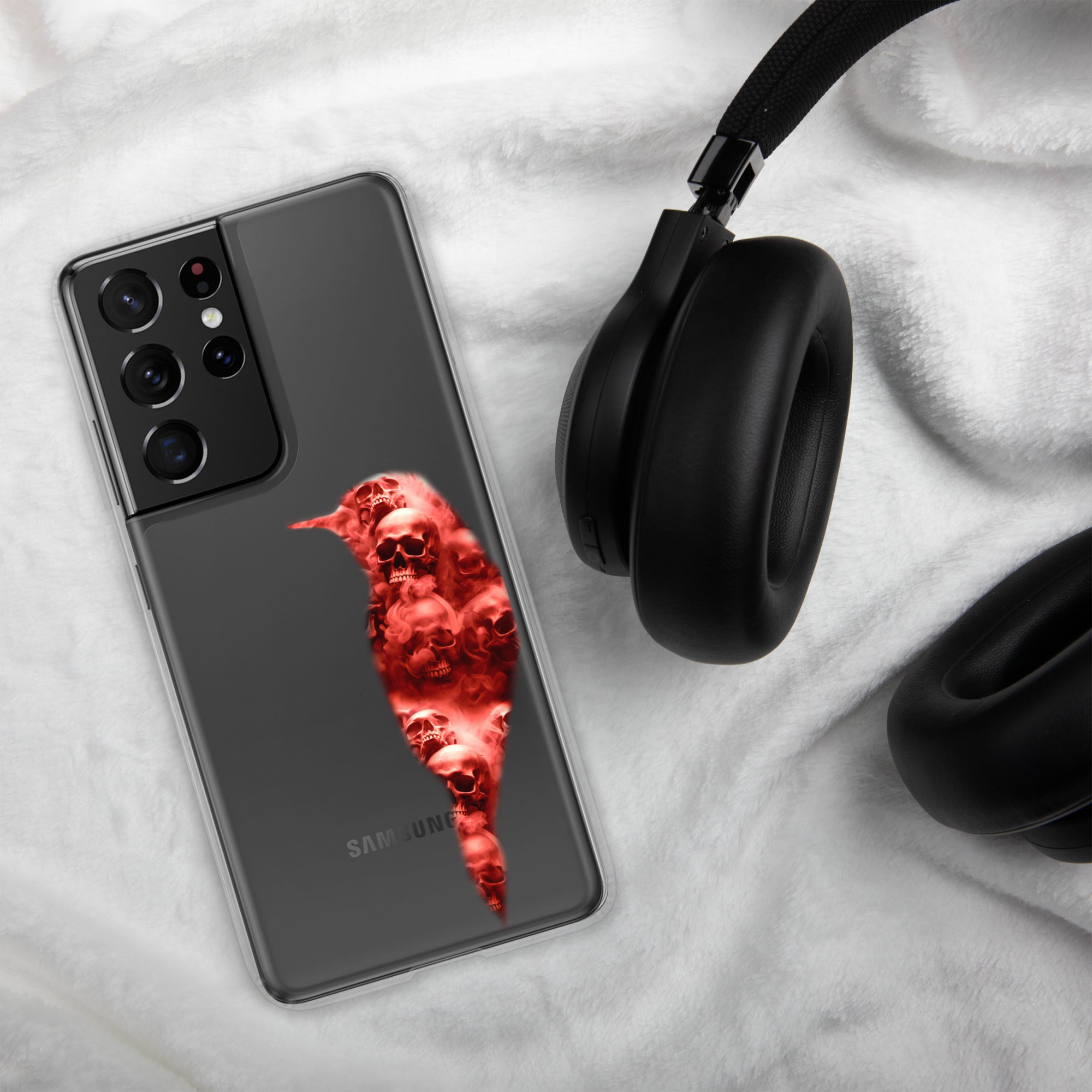 We Fight Monsters // Skully Smokes Clear Case for Samsung®