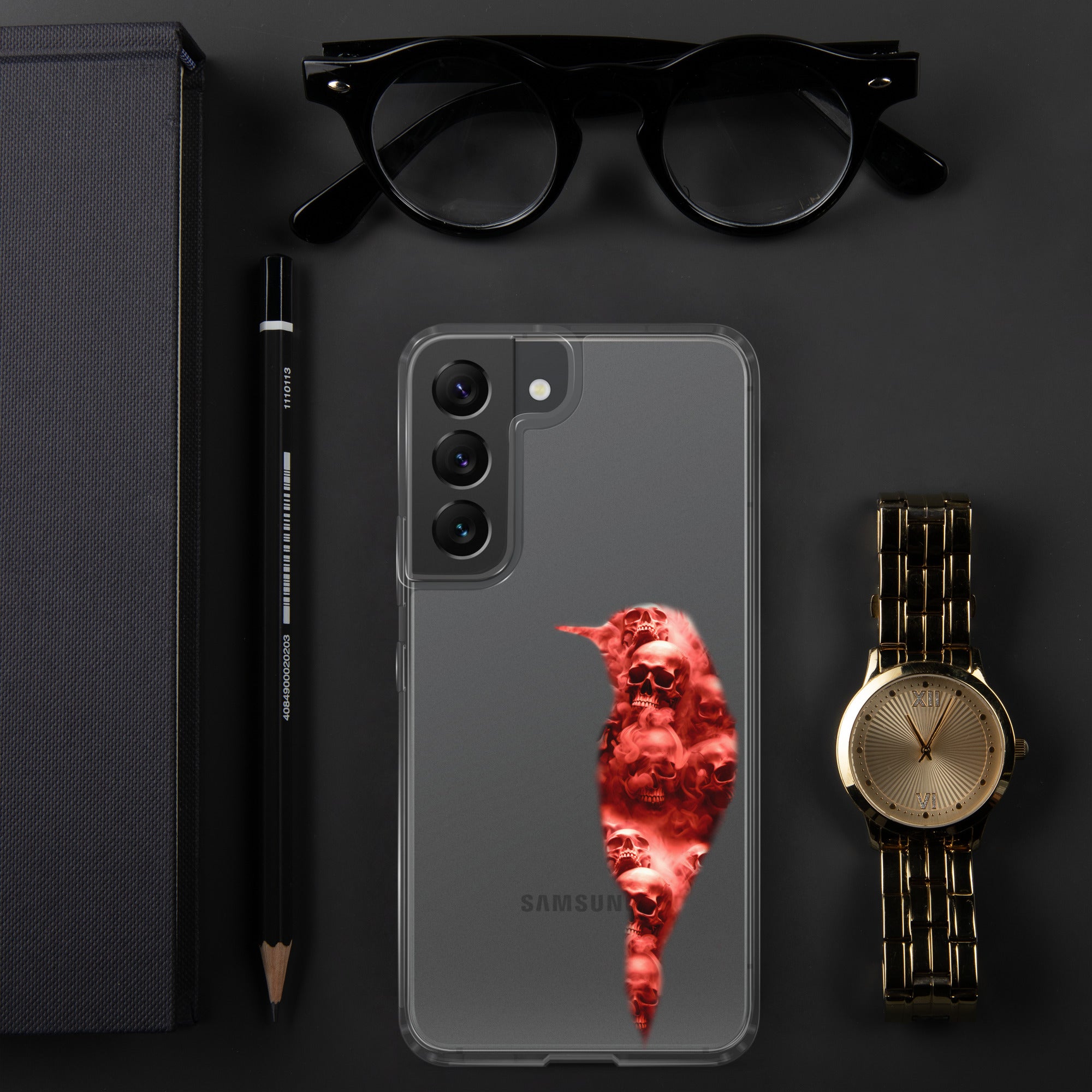 We Fight Monsters // Skully Smokes Clear Case for Samsung®