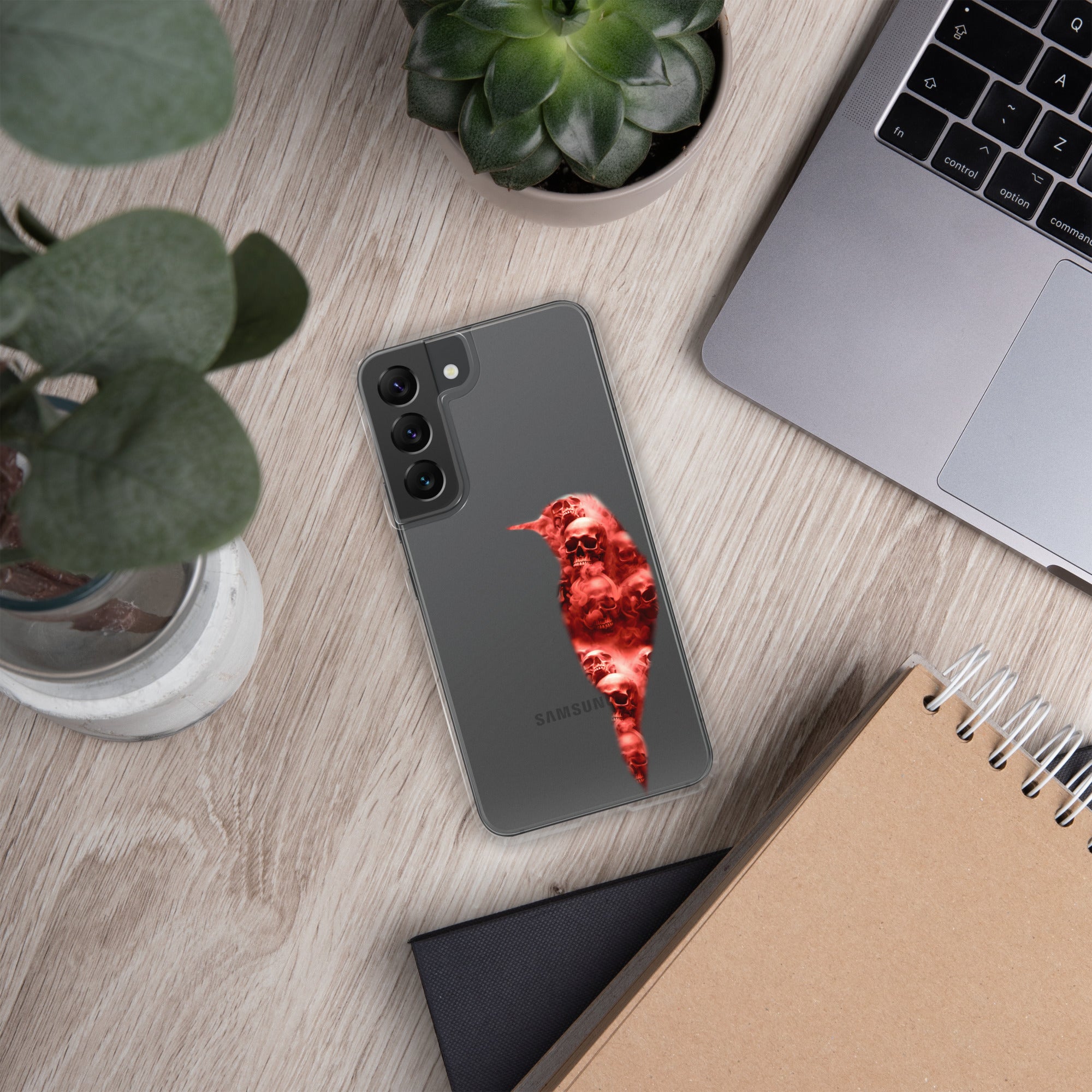 We Fight Monsters // Skully Smokes Clear Case for Samsung®