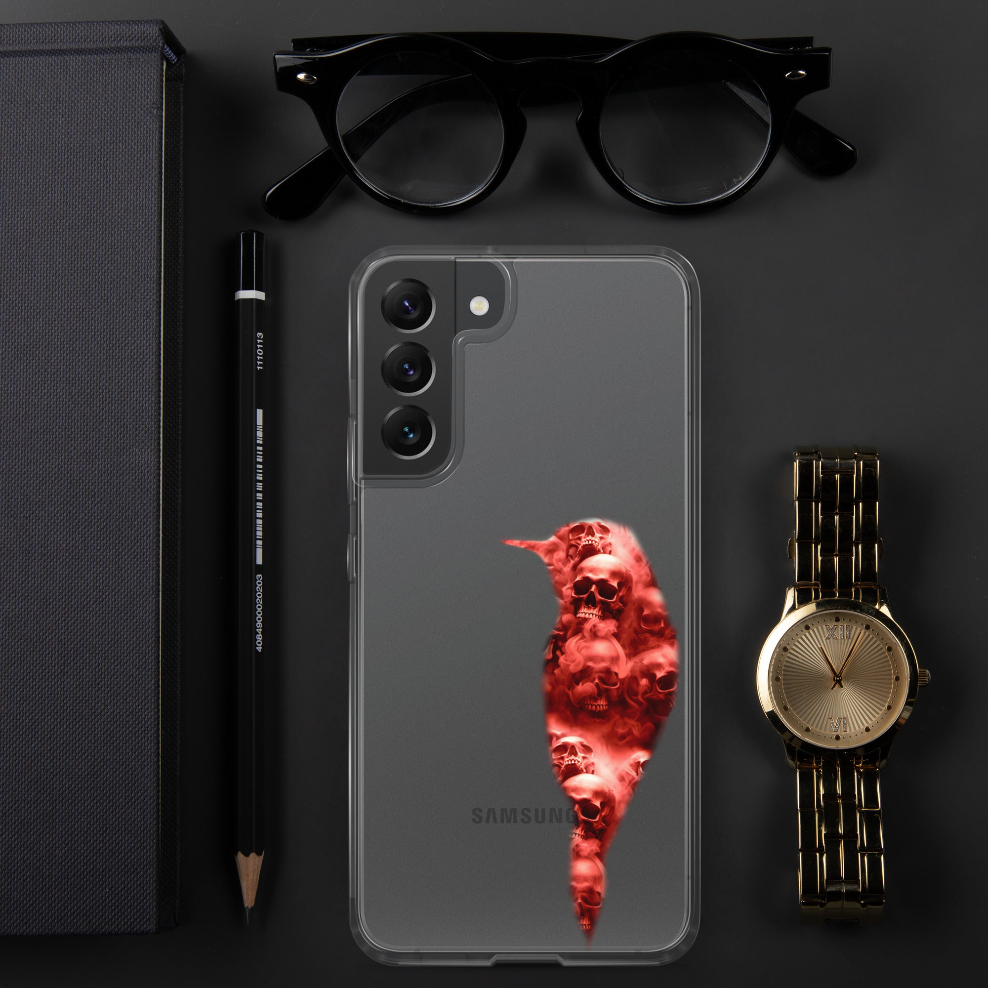 We Fight Monsters // Skully Smokes Clear Case for Samsung®