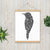 Word Sparrow Poster with Hangers