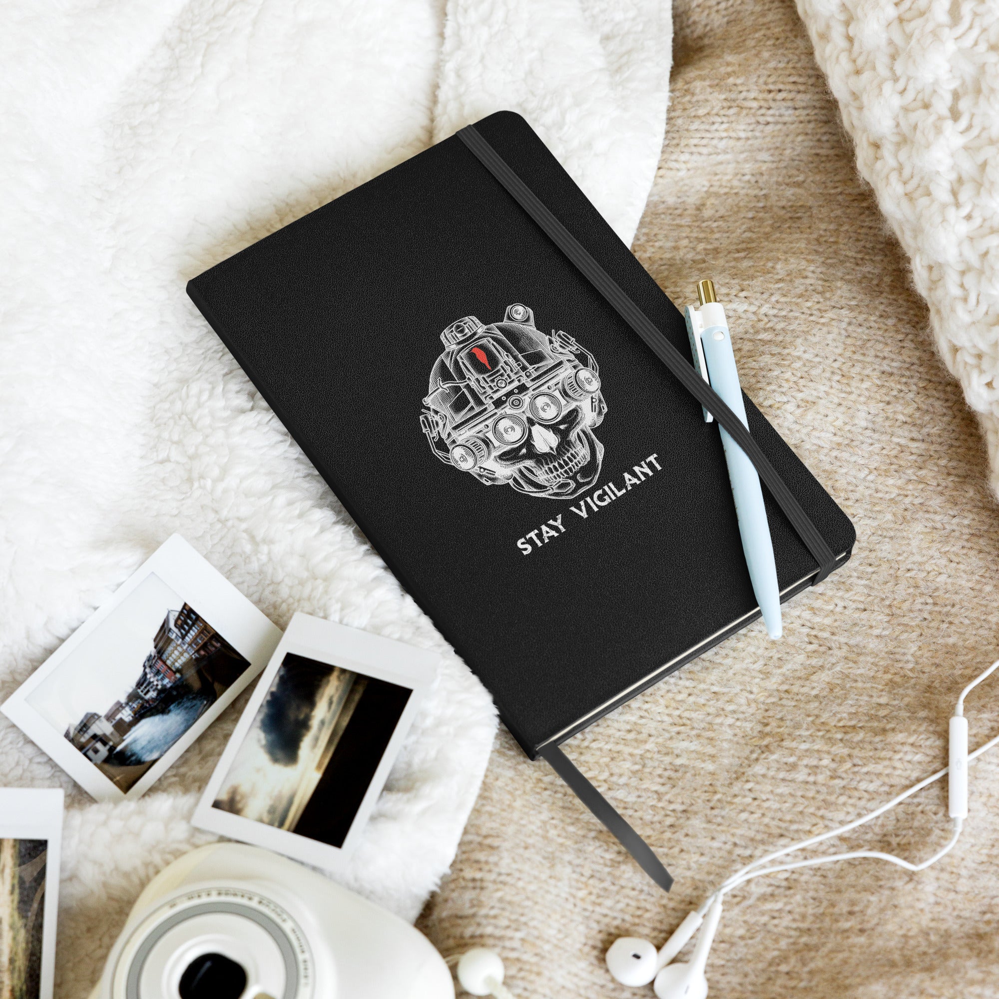Stay Vigilant Hardcover Bound Notebook