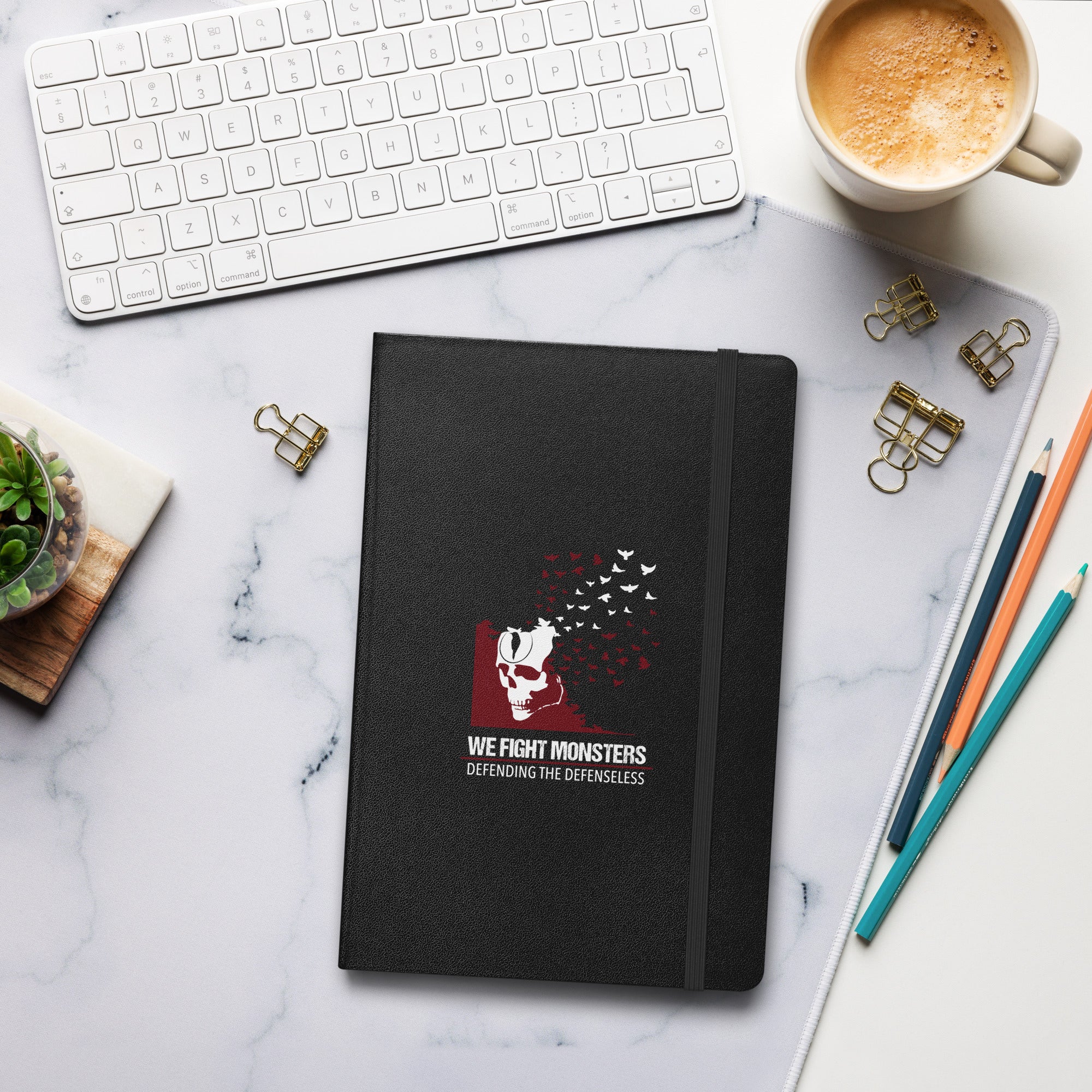 WFM White Sparrow Hardcover Bound Notebook