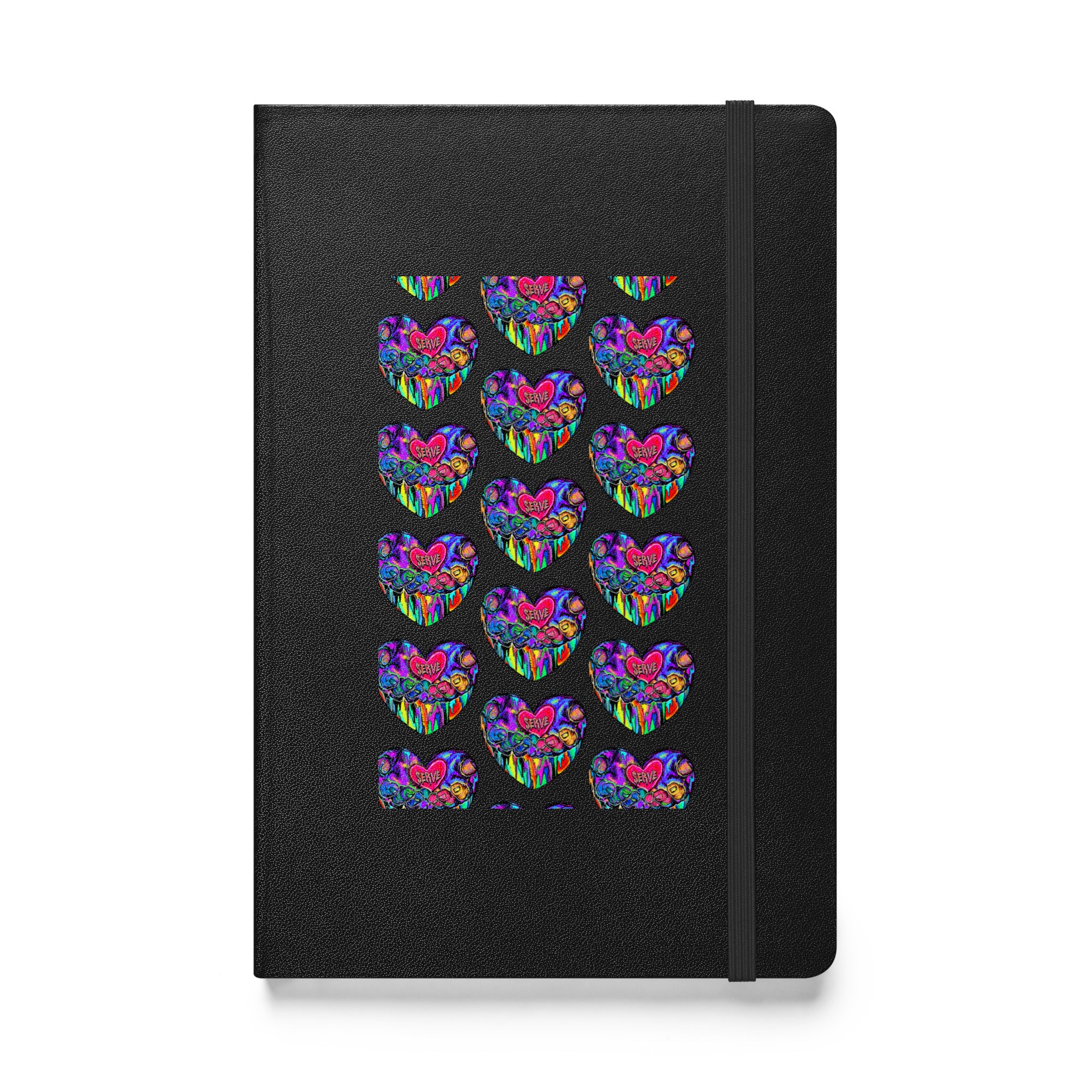 Graffiti Serve We Fight Monsters Hardcover Bound Notebook