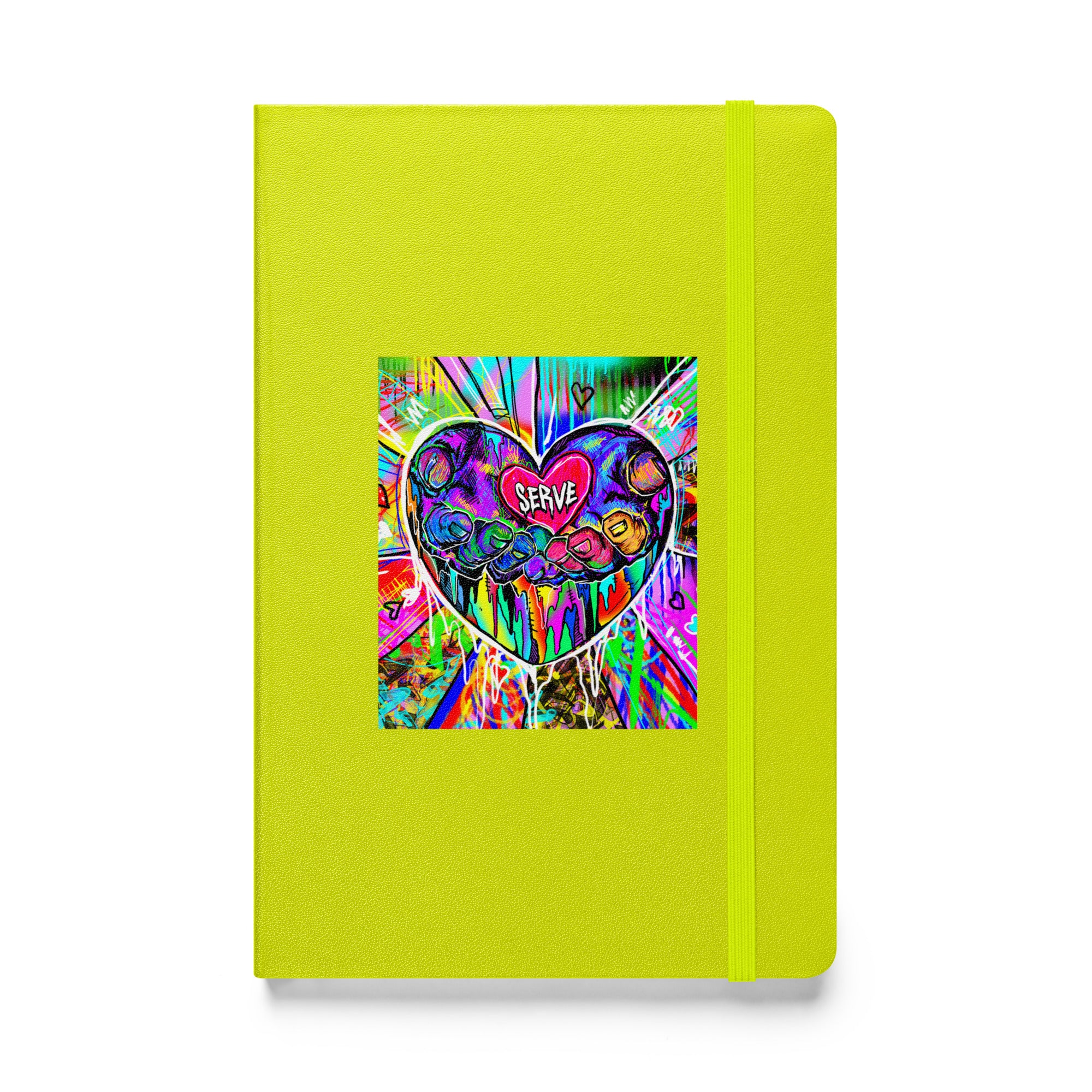 Graffiti Serve We Fight Monsters Hardcover Bound Notebook